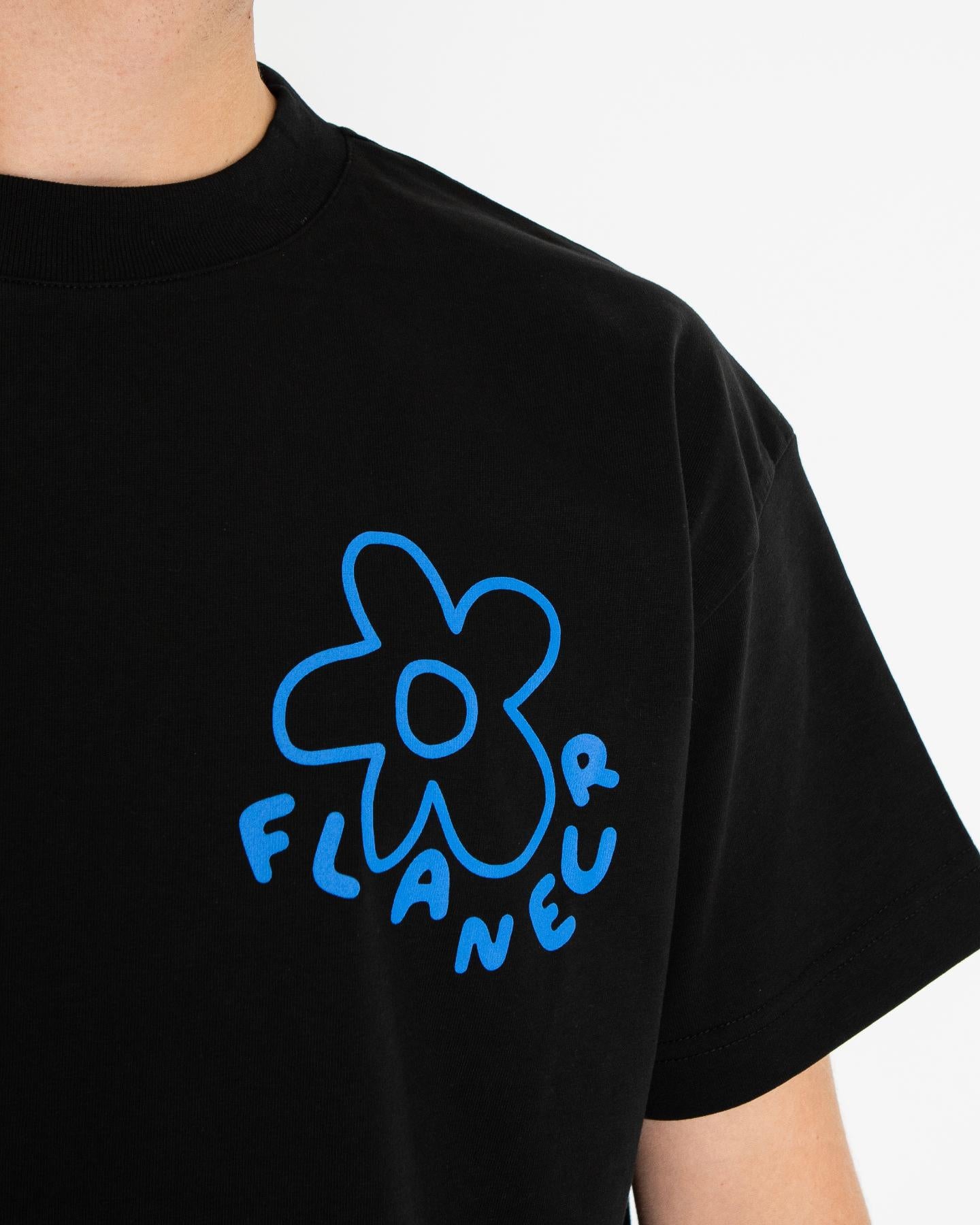 Heren Blossom T-Shirt Zwart