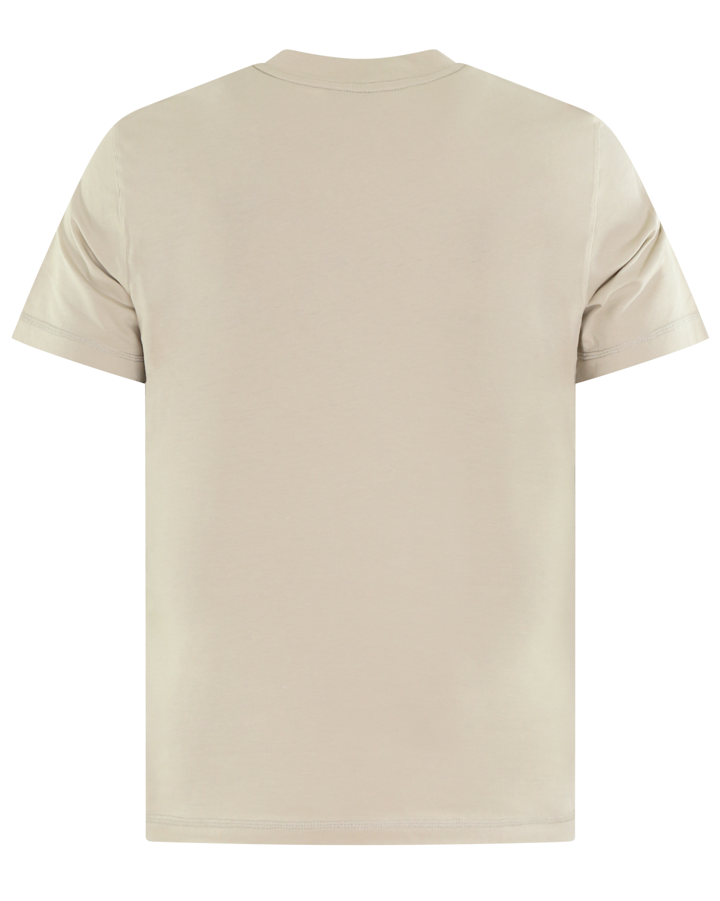 Heren Logopatch T-Shirt Beige