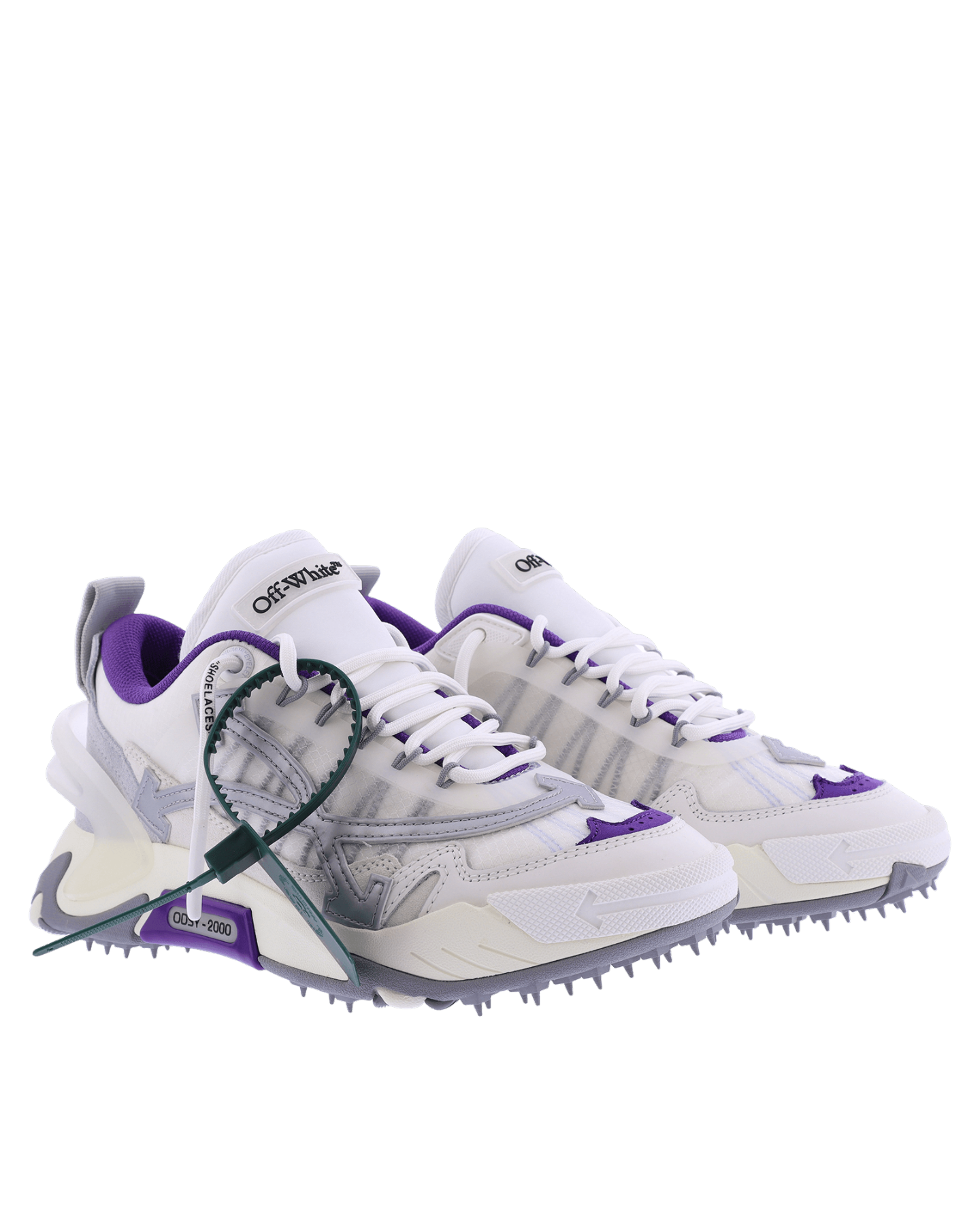Dames Odsy-2000 Sneaker Wit/Paars