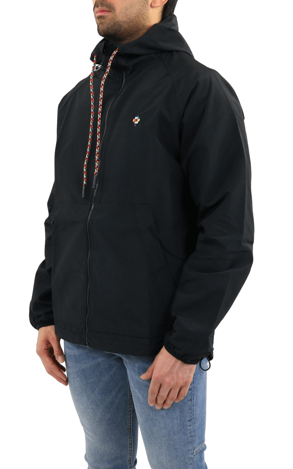 Heren Colourful Cross Nylon Windbre