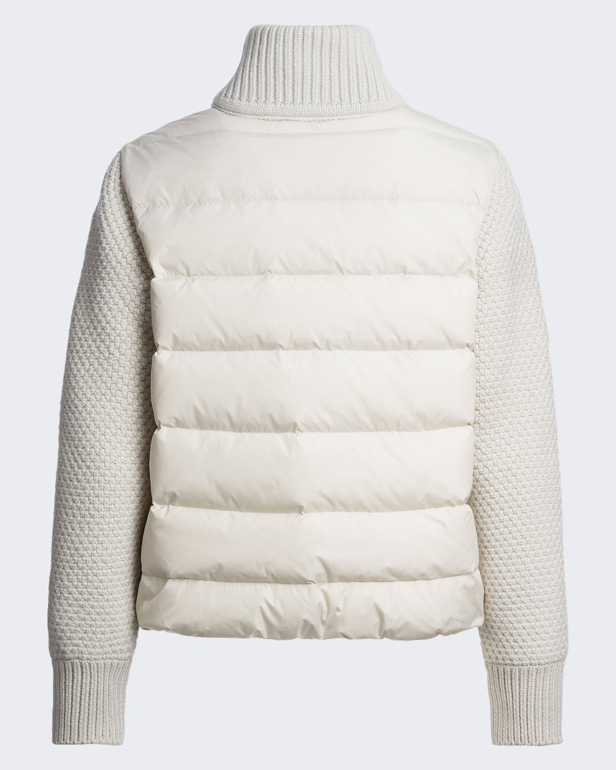 Parajumpers Dames Hybride cardigan met gewatteerde vulling Wit - Eleganza.nl