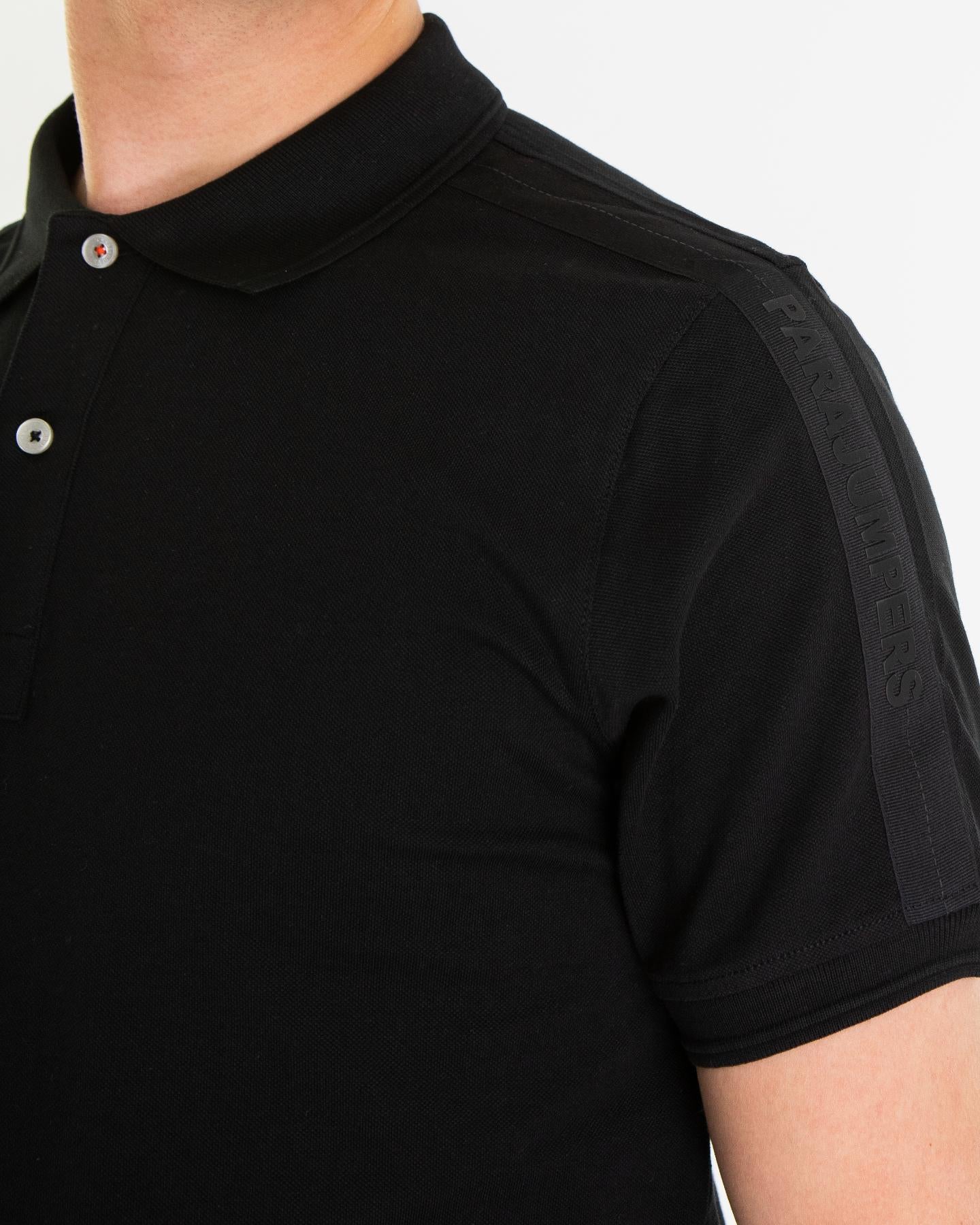 Parajumpers Heren Space Polo Zwart - Eleganza.nl