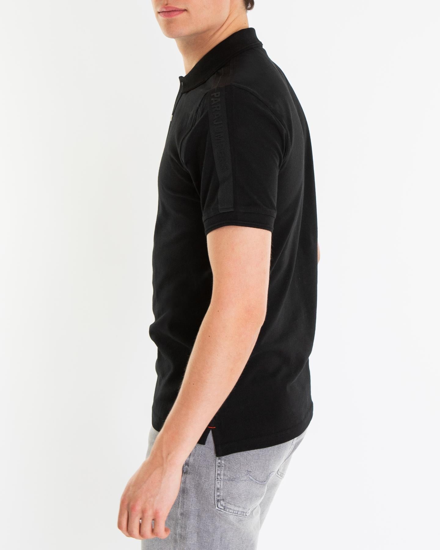 Parajumpers Heren Space Polo Zwart - Eleganza.nl