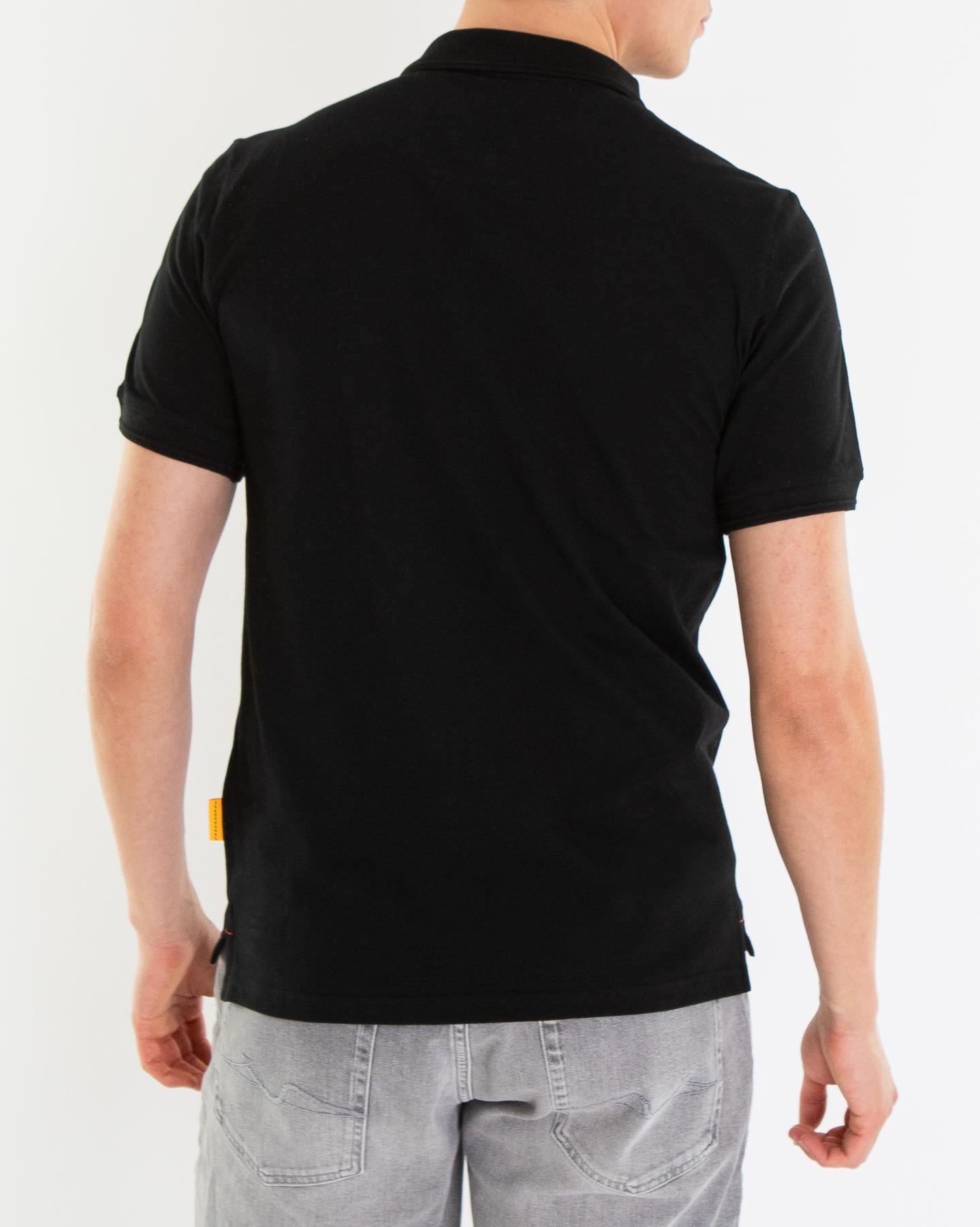 Parajumpers Heren Space Polo Zwart - Eleganza.nl