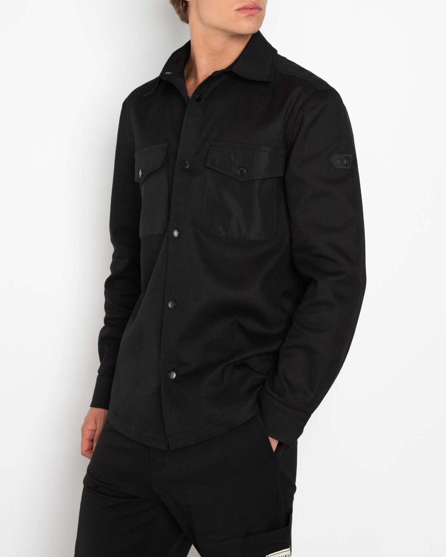 Heren Waver Overshirt Zwart