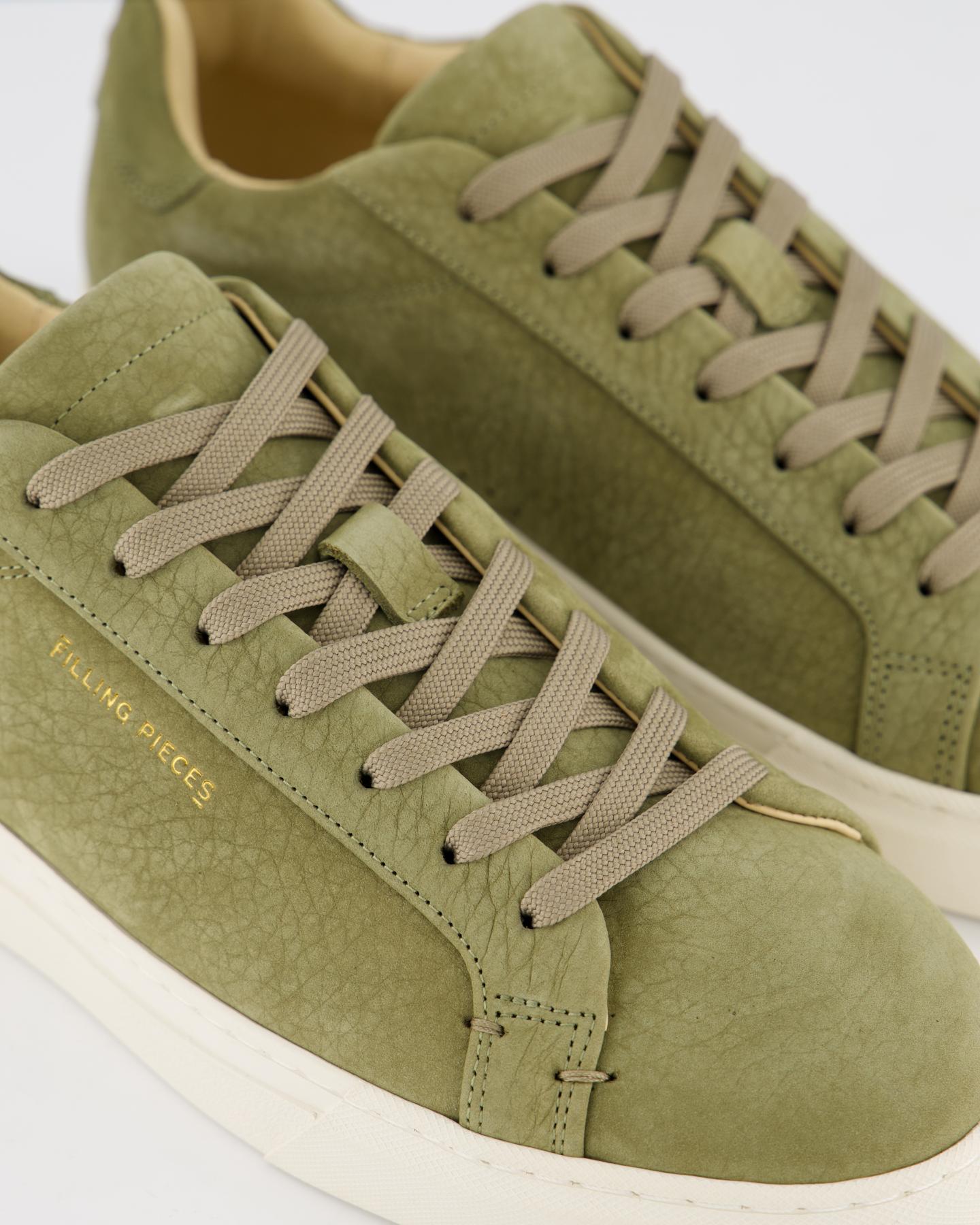 Heren Tiebreak Grain Sneaker Groen