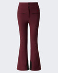 Damen Hoge taille ski Hose Aurora Rot — huidige kleur