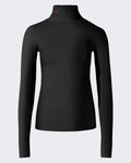 Dames Thermisch ondershirt met lange mouwen Zwart — huidige kleur