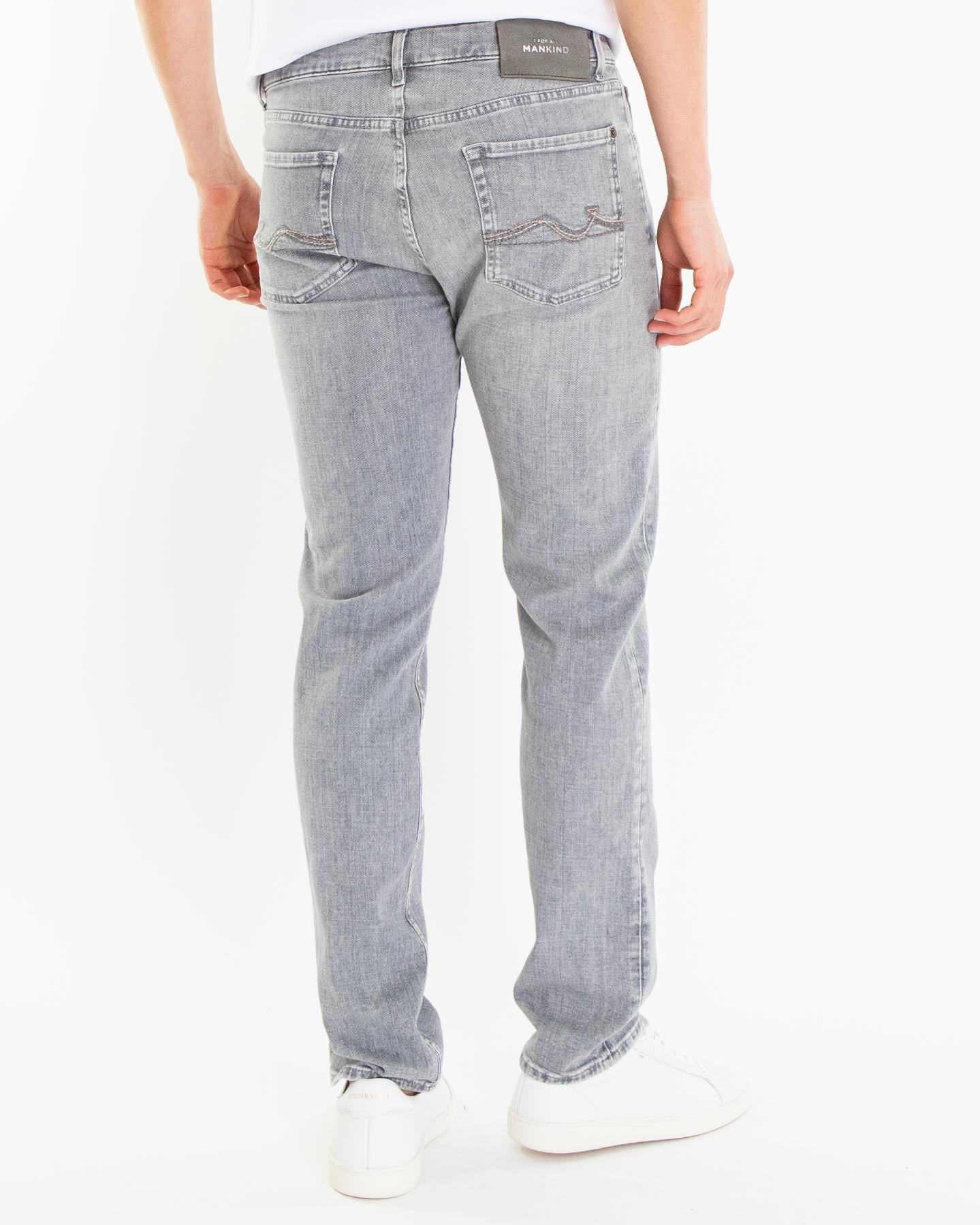 Heren Slimmy Bauhaus Jeans Grijs