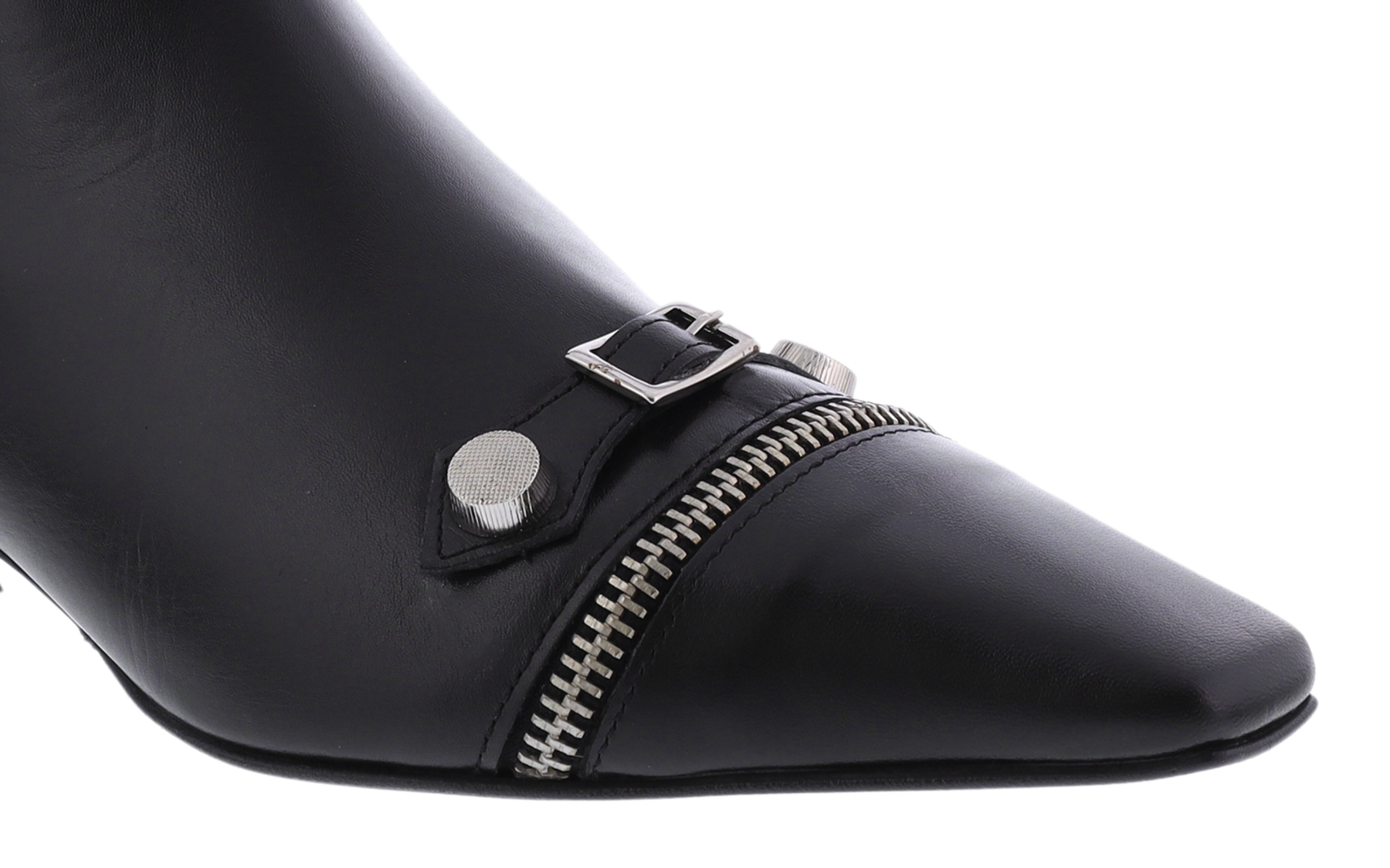 Dames Troncheto Leer Zwart