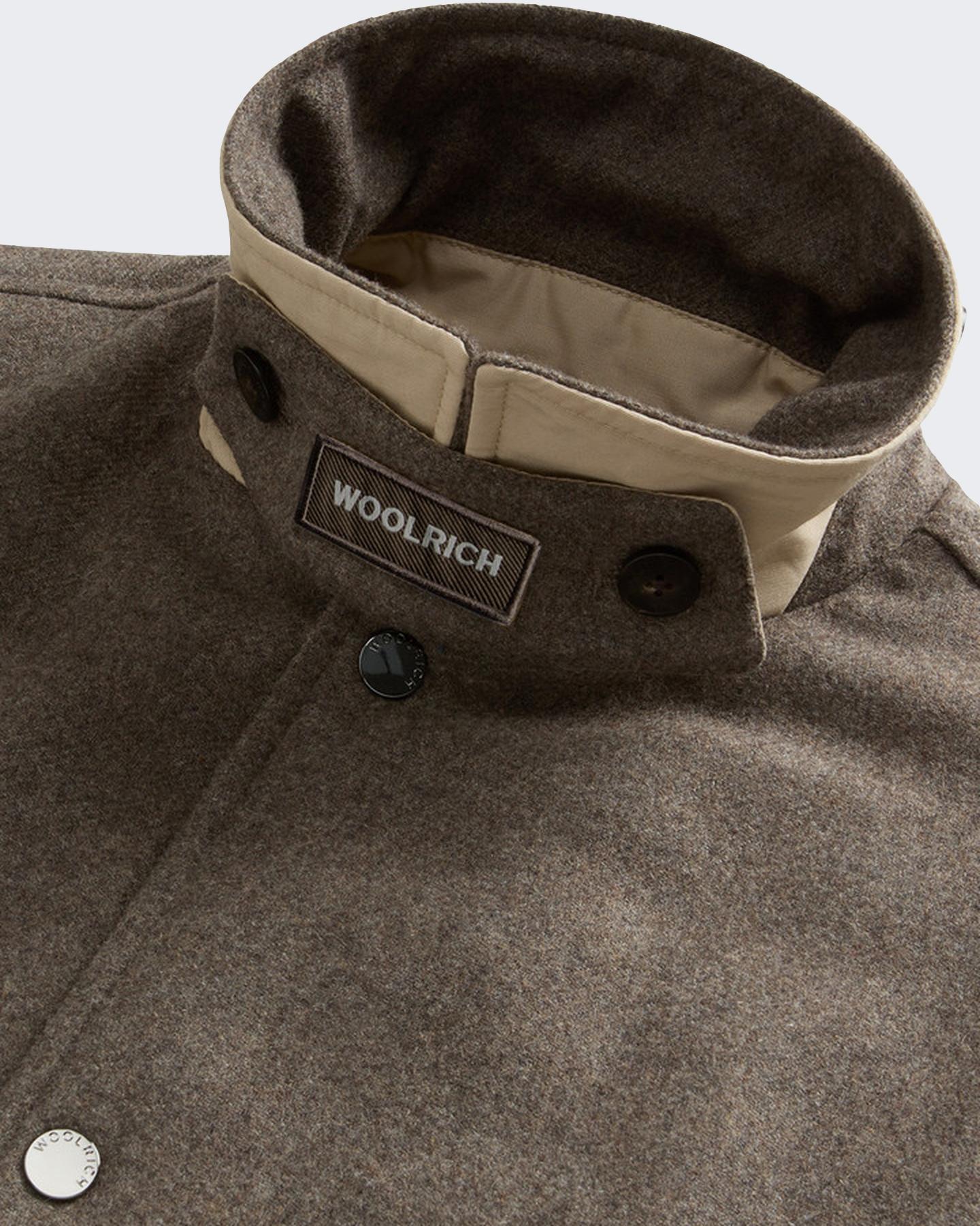 Heren Wool Keating Shirt Jack Grijs