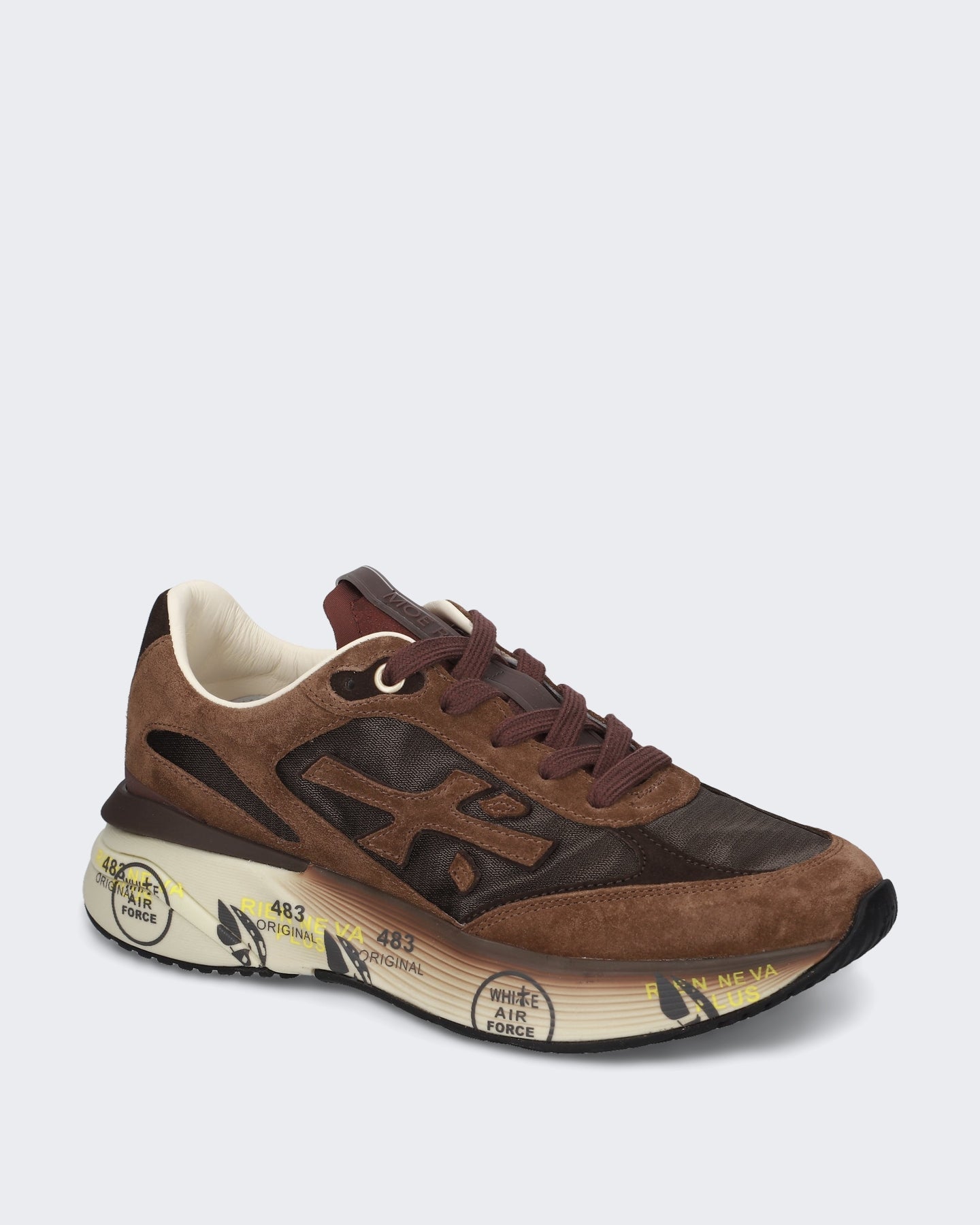 Premiata Dames Moerund Sneaker Brown - Eleganza.nl