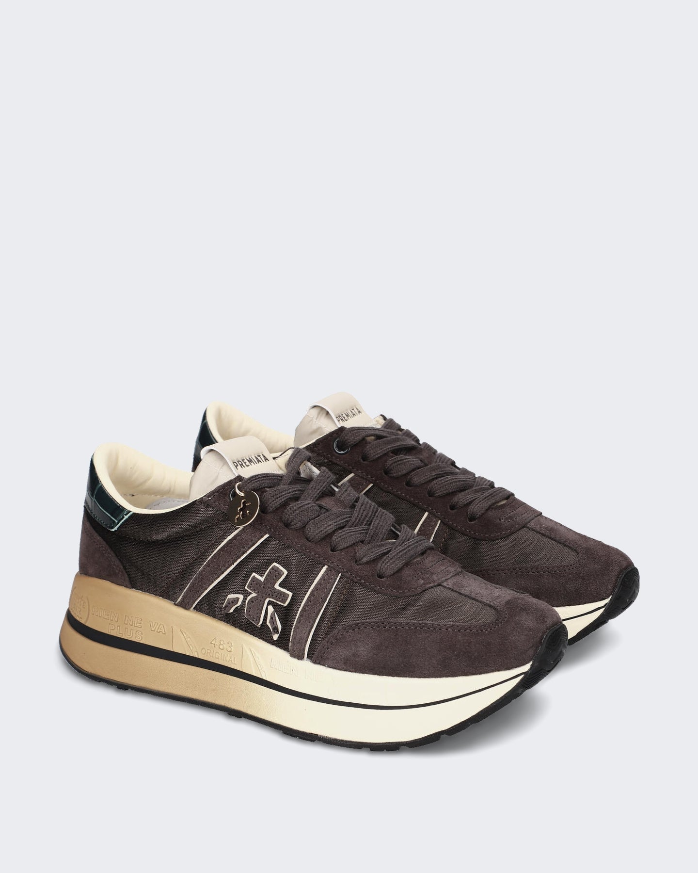 Premiata Dames Sneaker - Bethcoin-Brown Bruin - Eleganza.nl