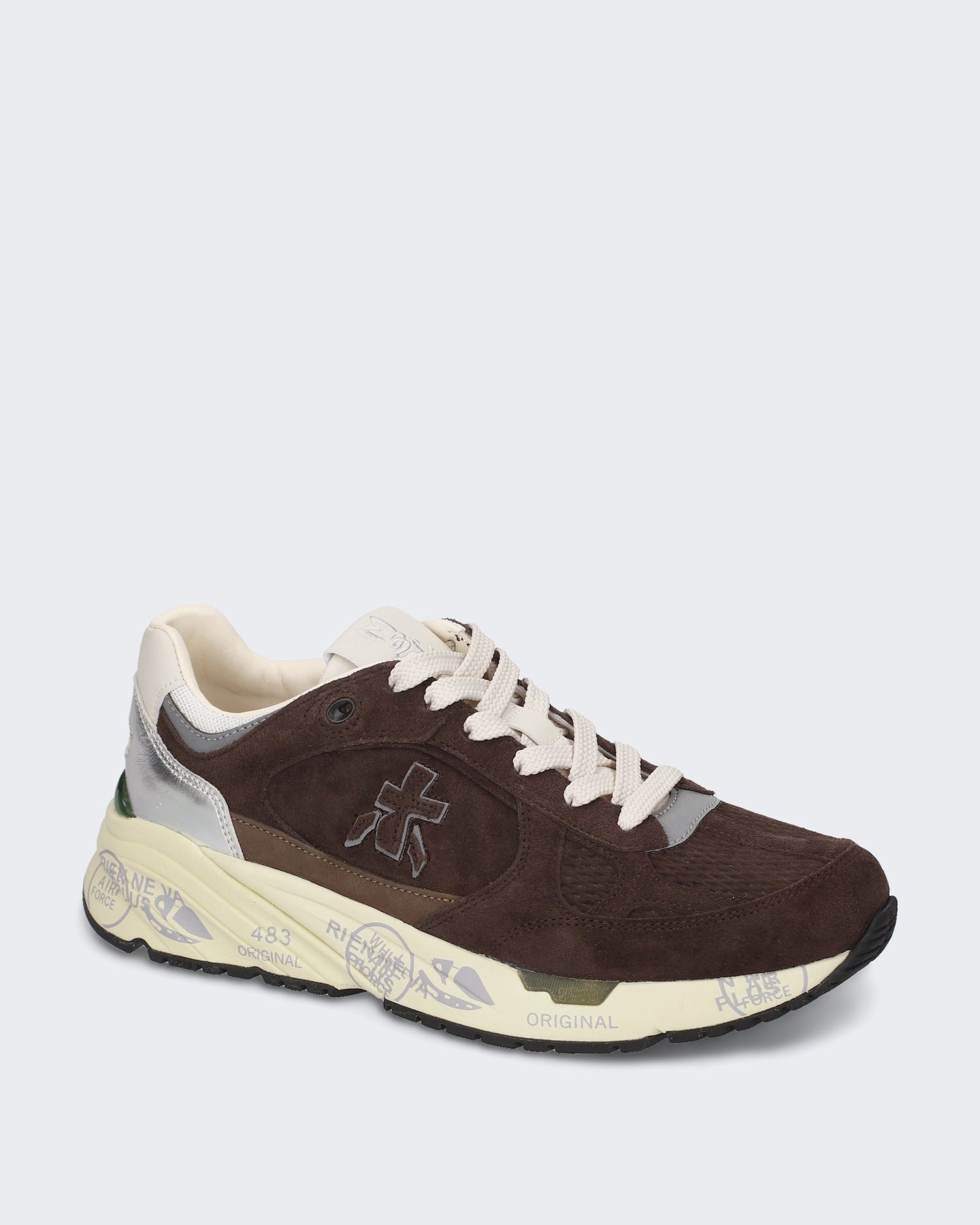Premiata Dames Sneaker - Mased-Brown Bruin - Eleganza.nl