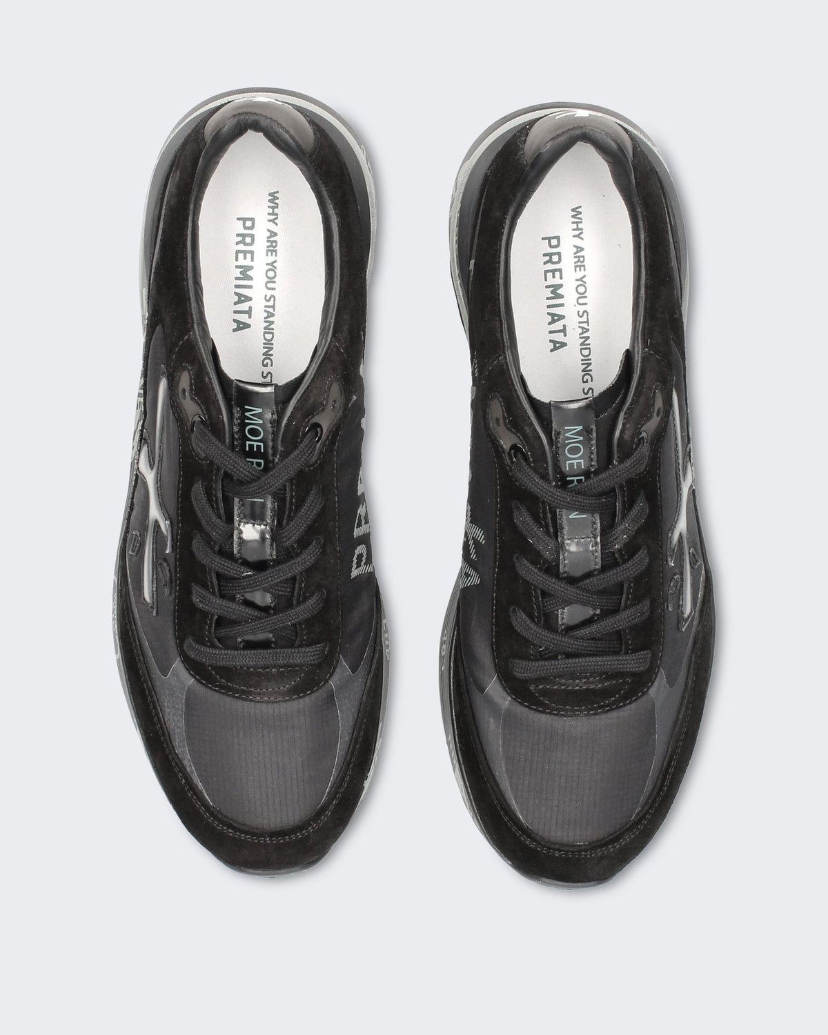 Premiata Heren Moerun Sneaker Black - Eleganza.nl
