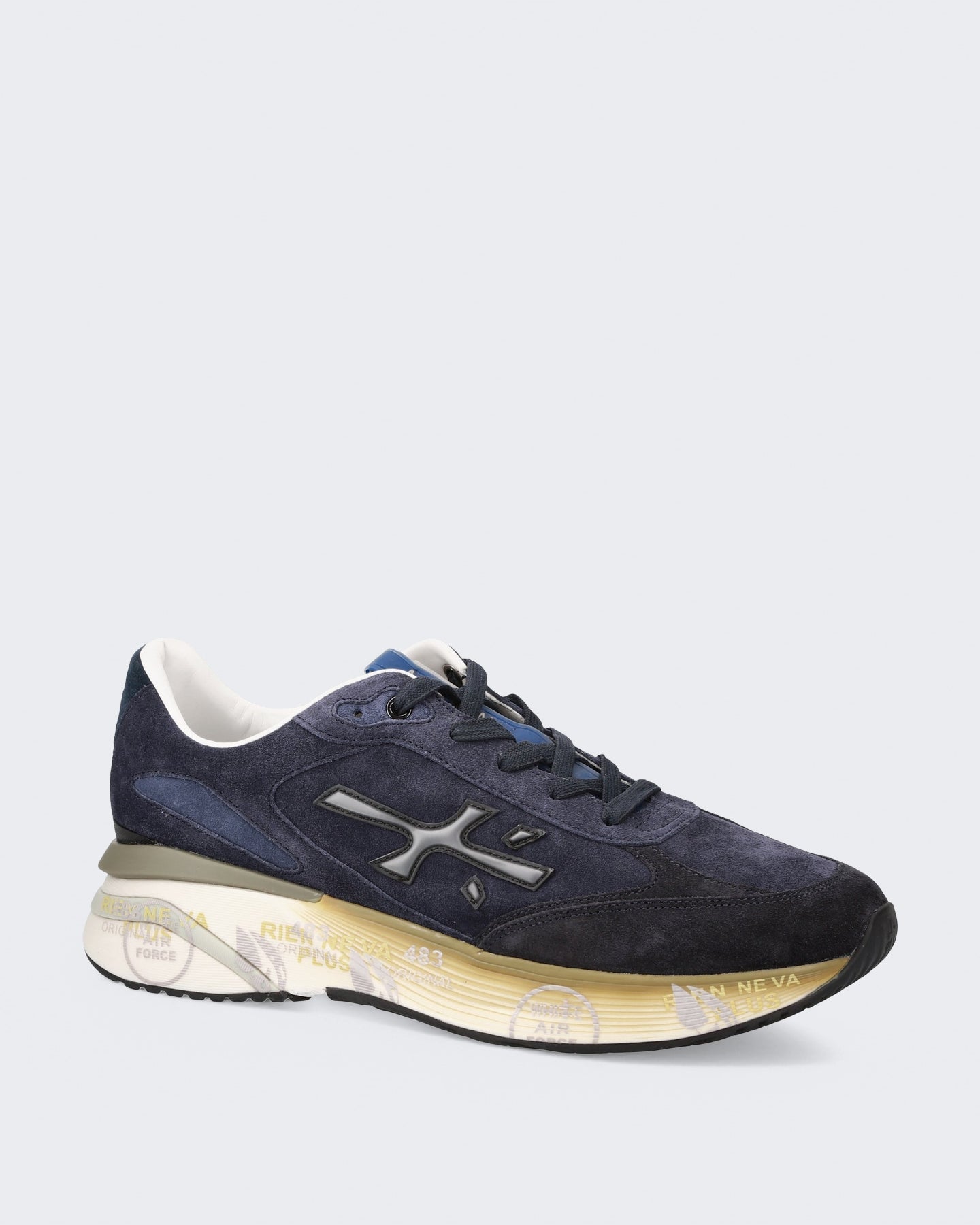 Premiata Heren Moerun Sneaker Blue - Eleganza.nl
