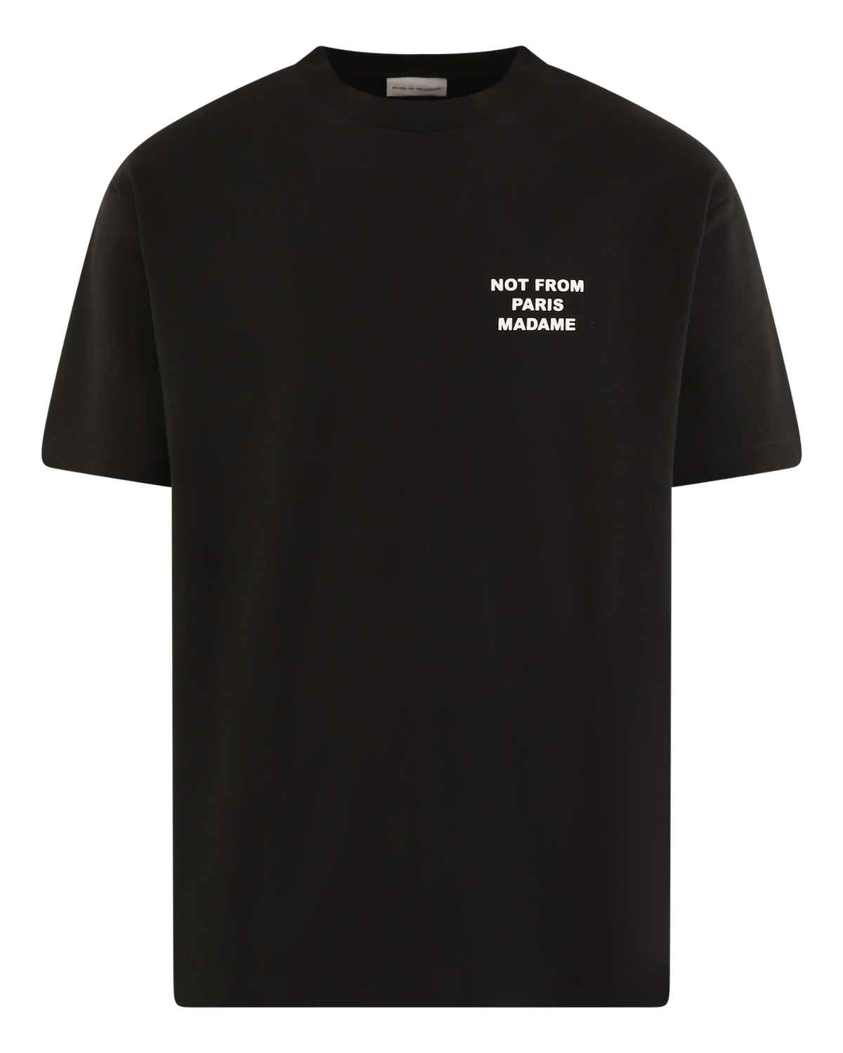 Heren Slogan T-Shirt Zwart