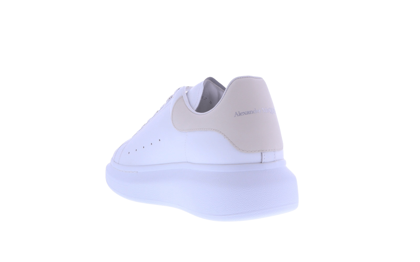 Heren Oversized Sneaker wit/beige
