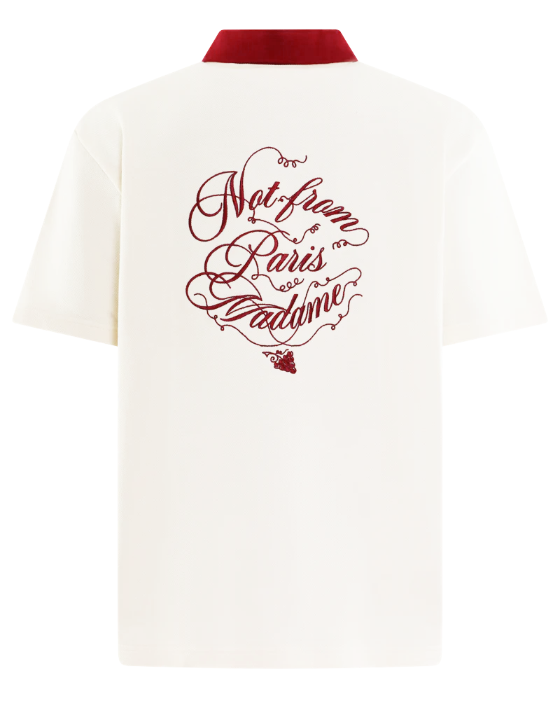 Heren La Chemise Slogan Vignes