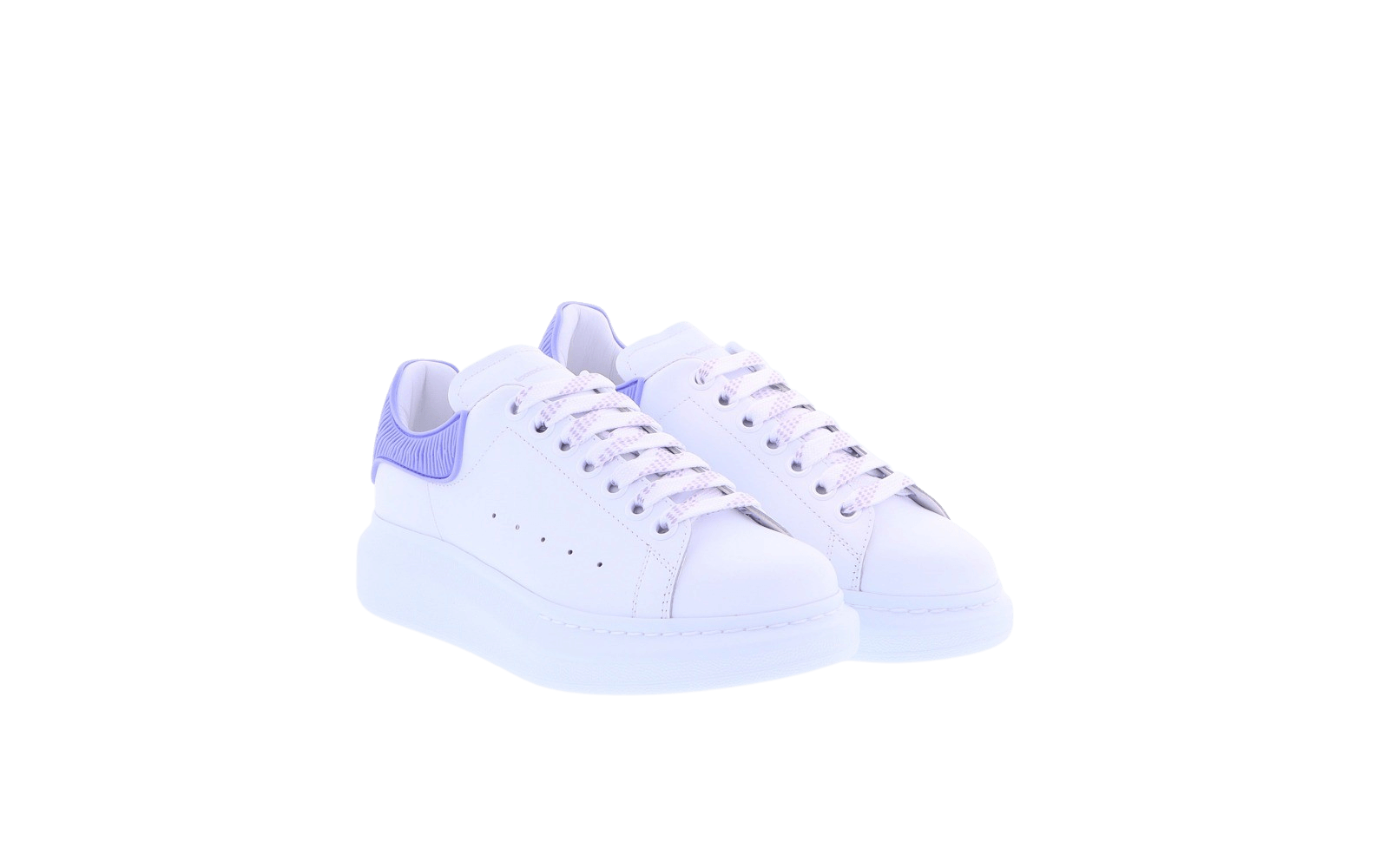 Dames Oversized Sneaker wit/lila