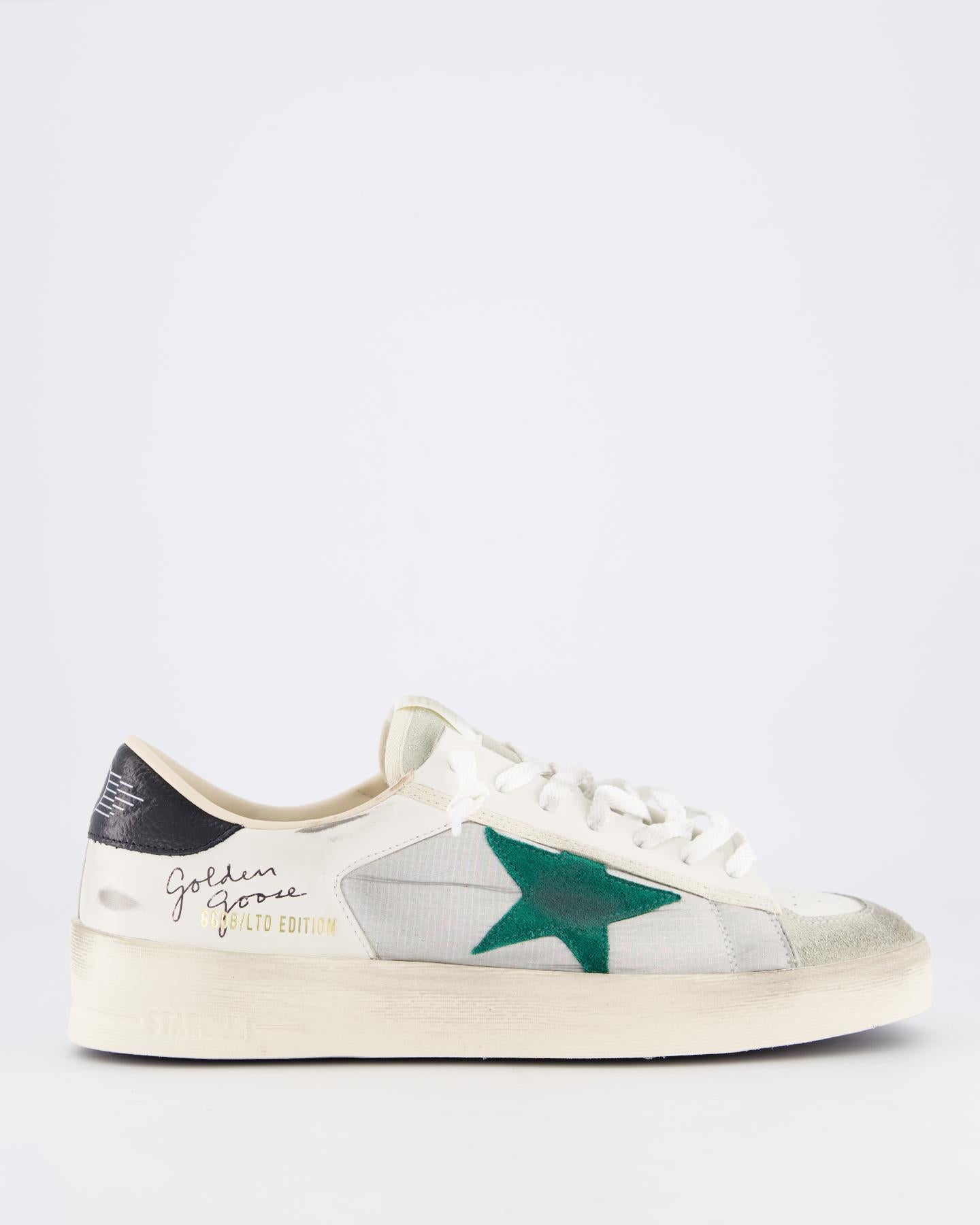 Heren Stardan Sneaker Wit/Groen