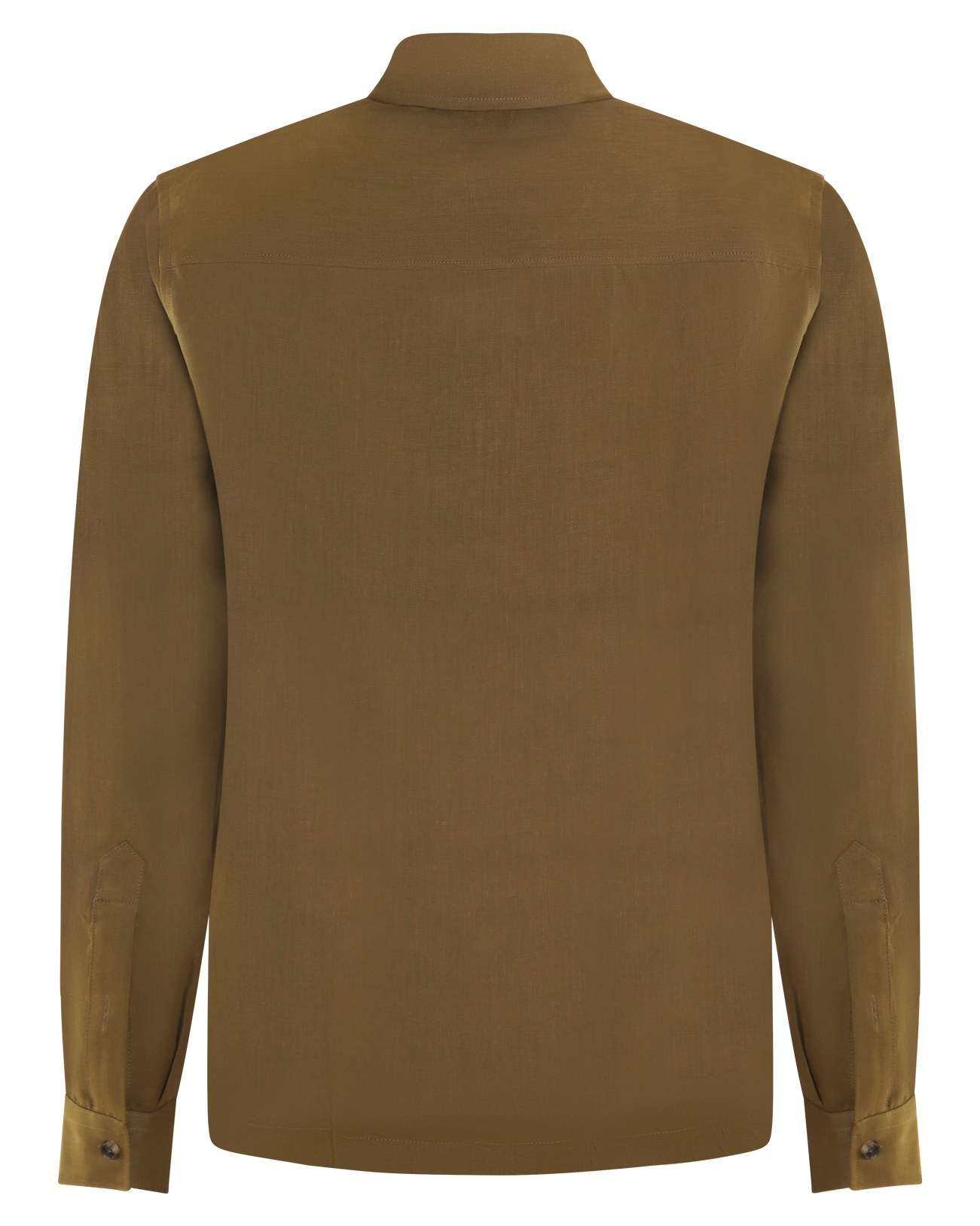 Heren Western Shirt Groen