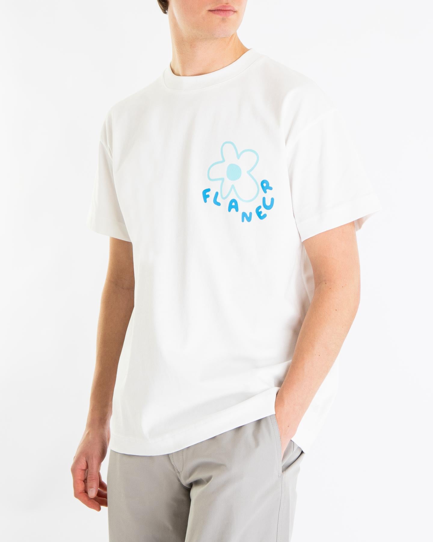 Heren Blossom T-Shirt Wit