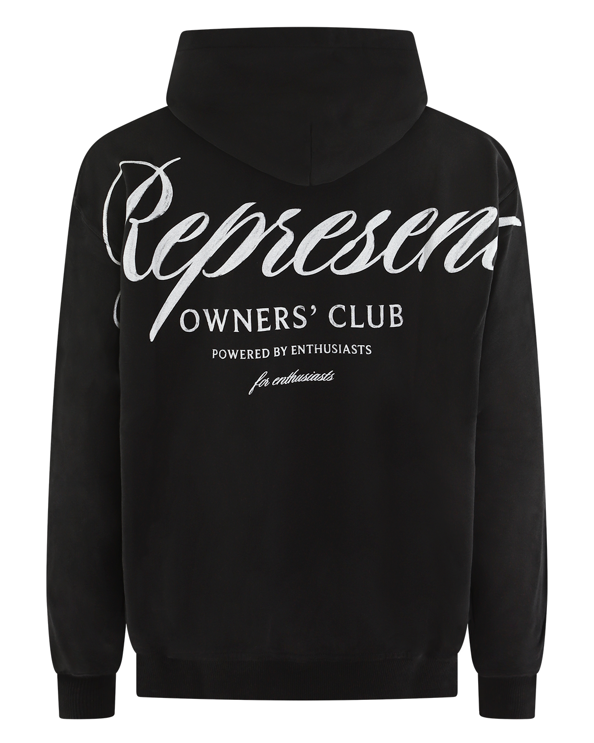 Heren Owners Script Hoodie Zwart