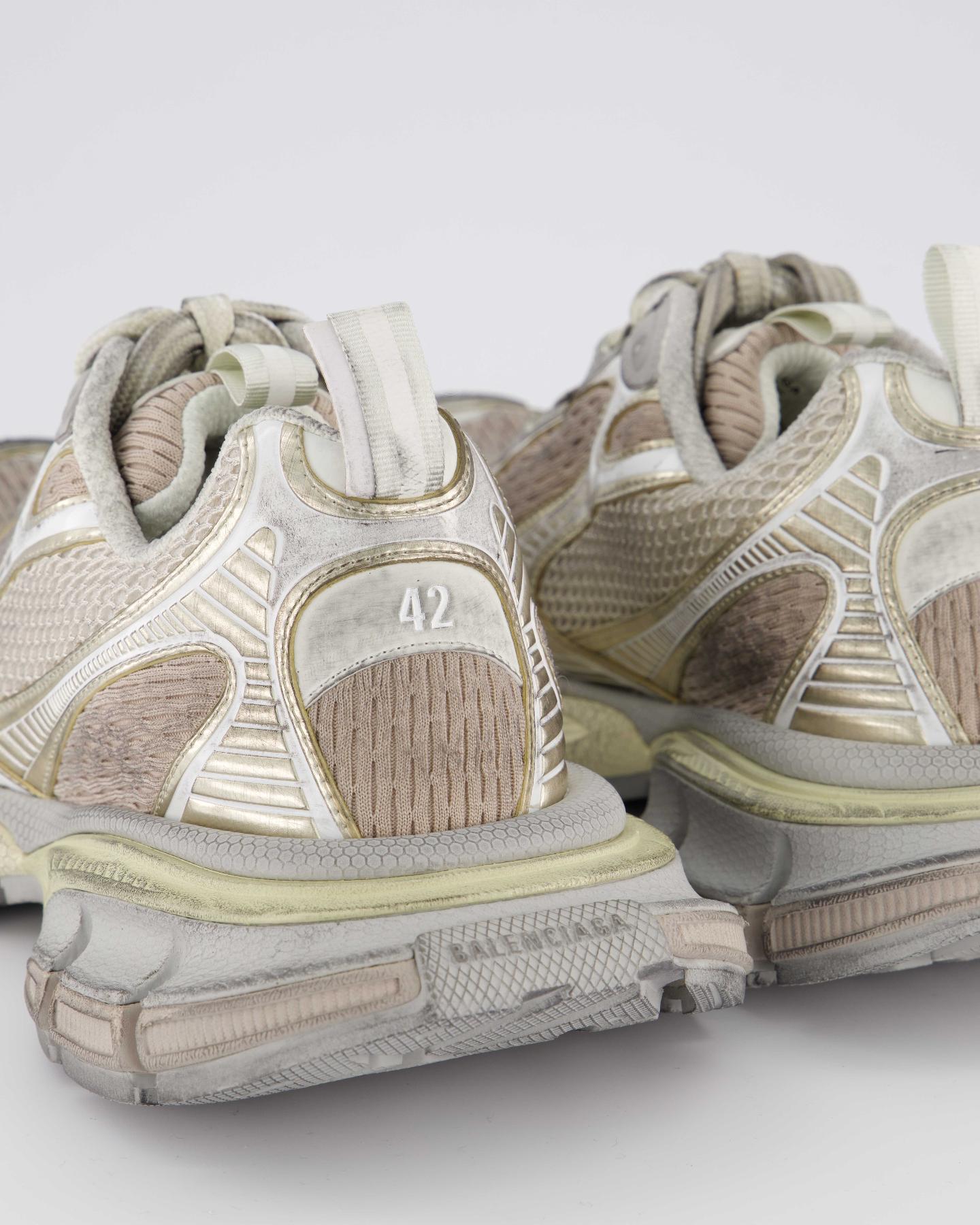 Heren 3Xl Monocolor Sneaker Eggshell