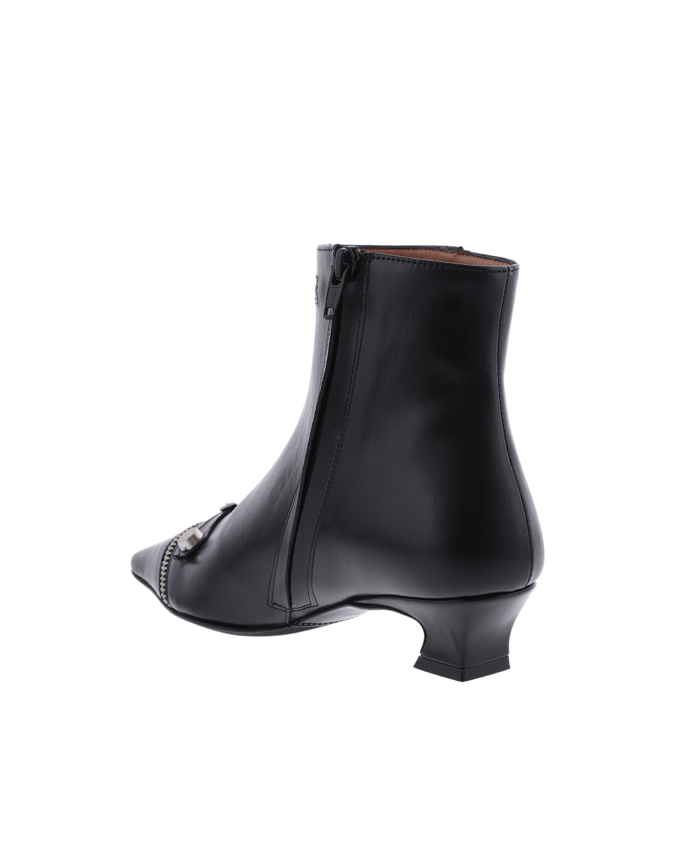 Dames Troncheto Leer Zwart