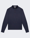 Herren Supima Polo Zip Collar L/S