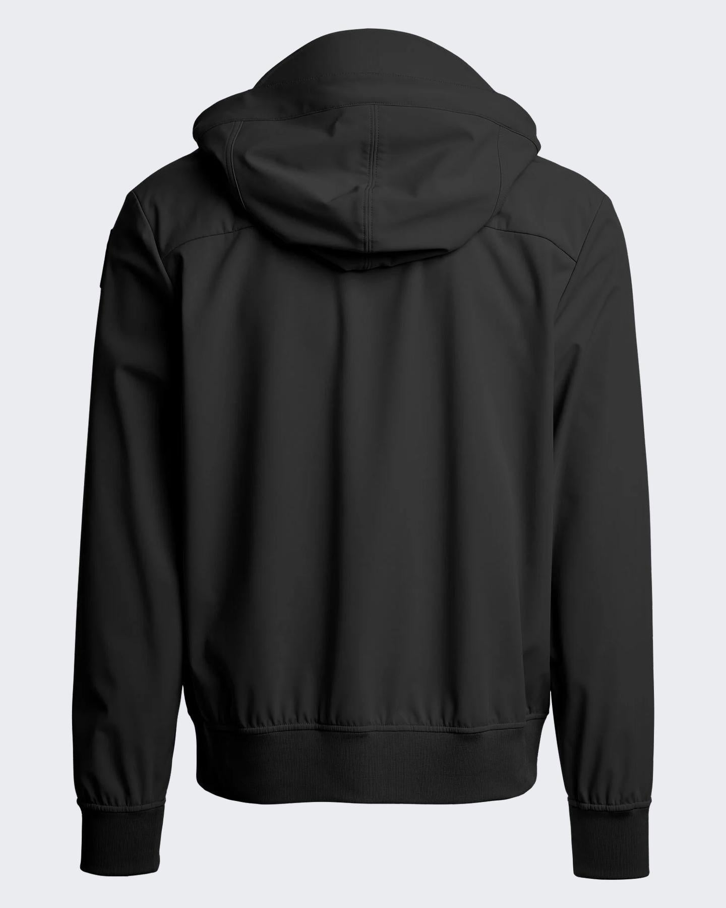 Heren Abner Hooded Bomber Zwart