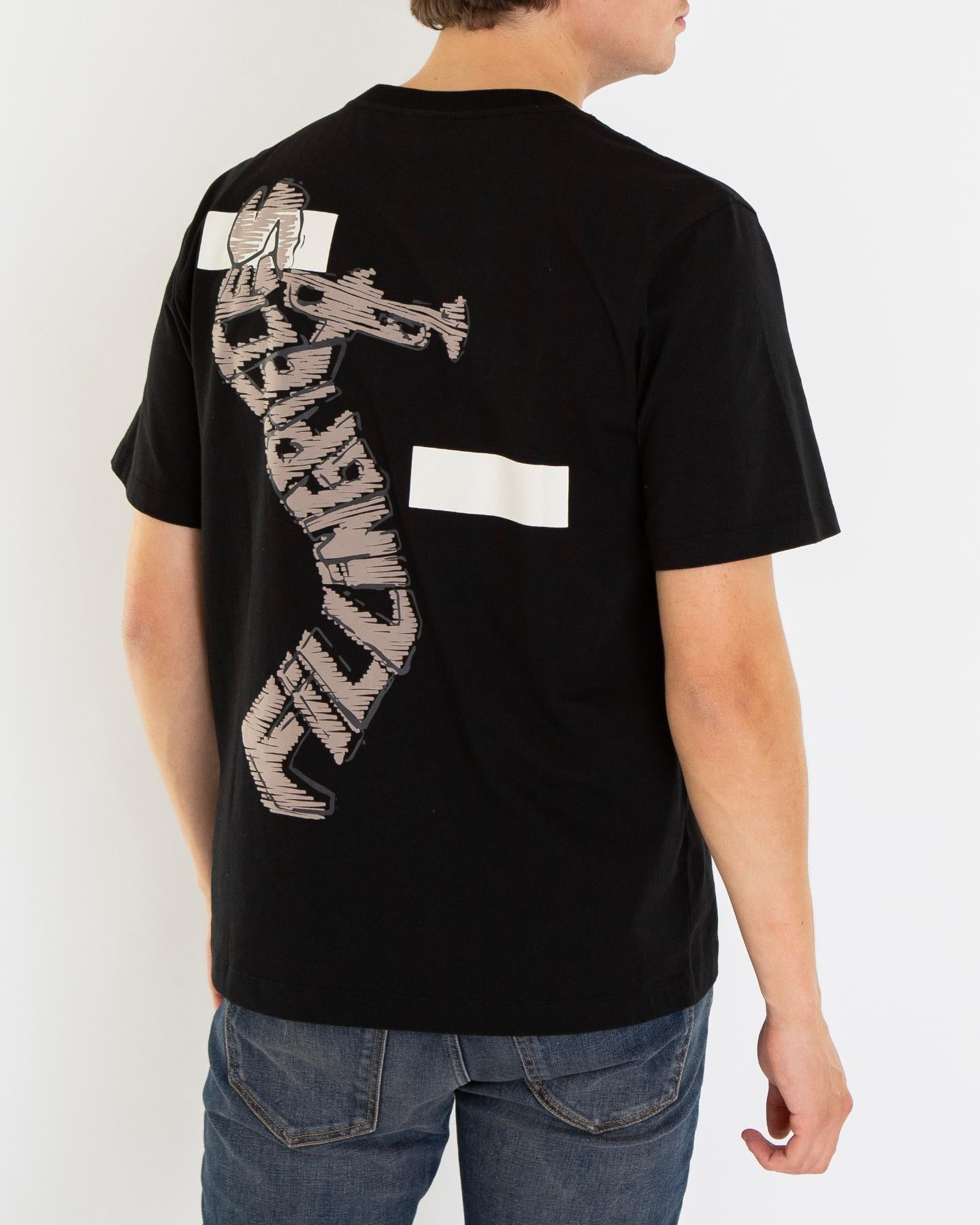 Heren Trumpeteer T-Shirt Zwart