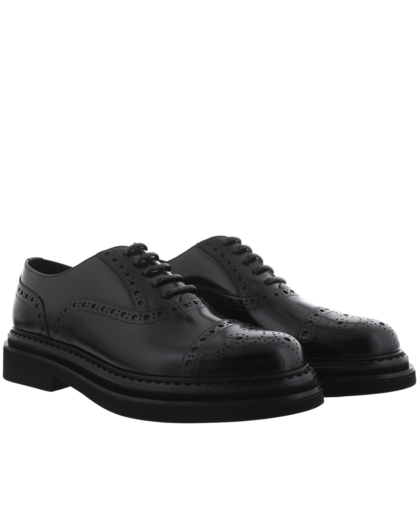 Heren Brushed Oxfords Zwart