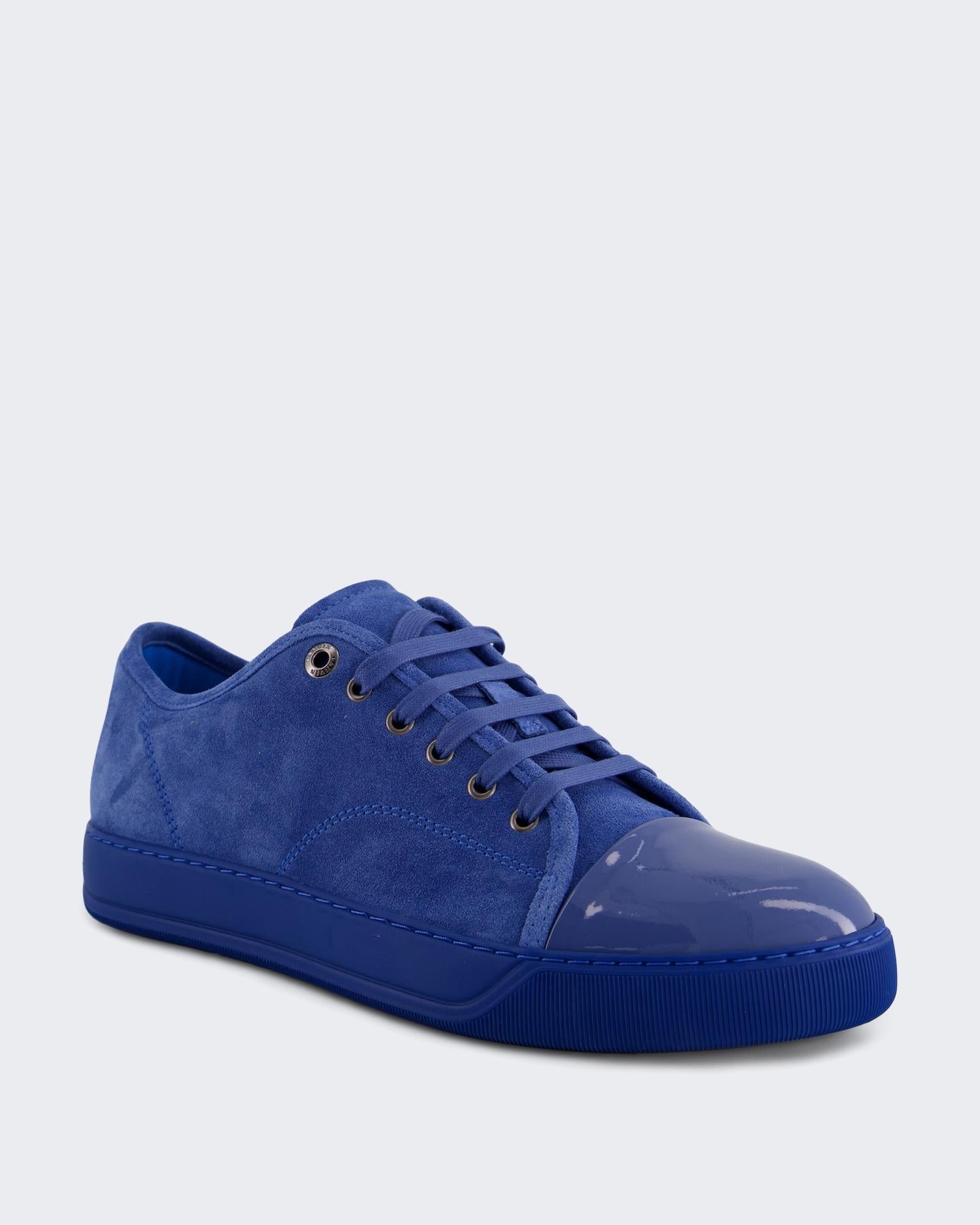 Lanvin Heren DBB1 Sneaker Suede Blauw