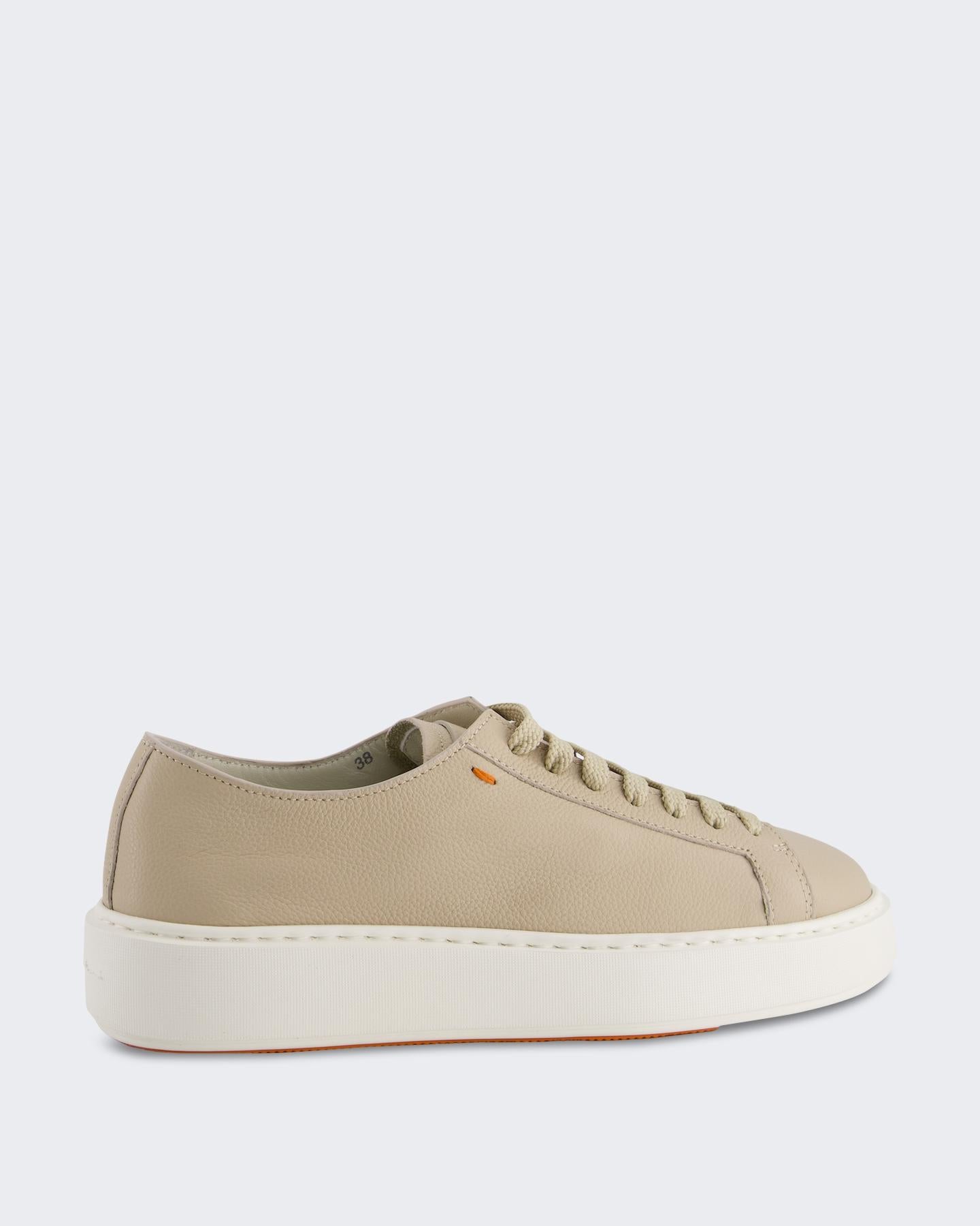 Santoni Dames Clean Sneaker Wit