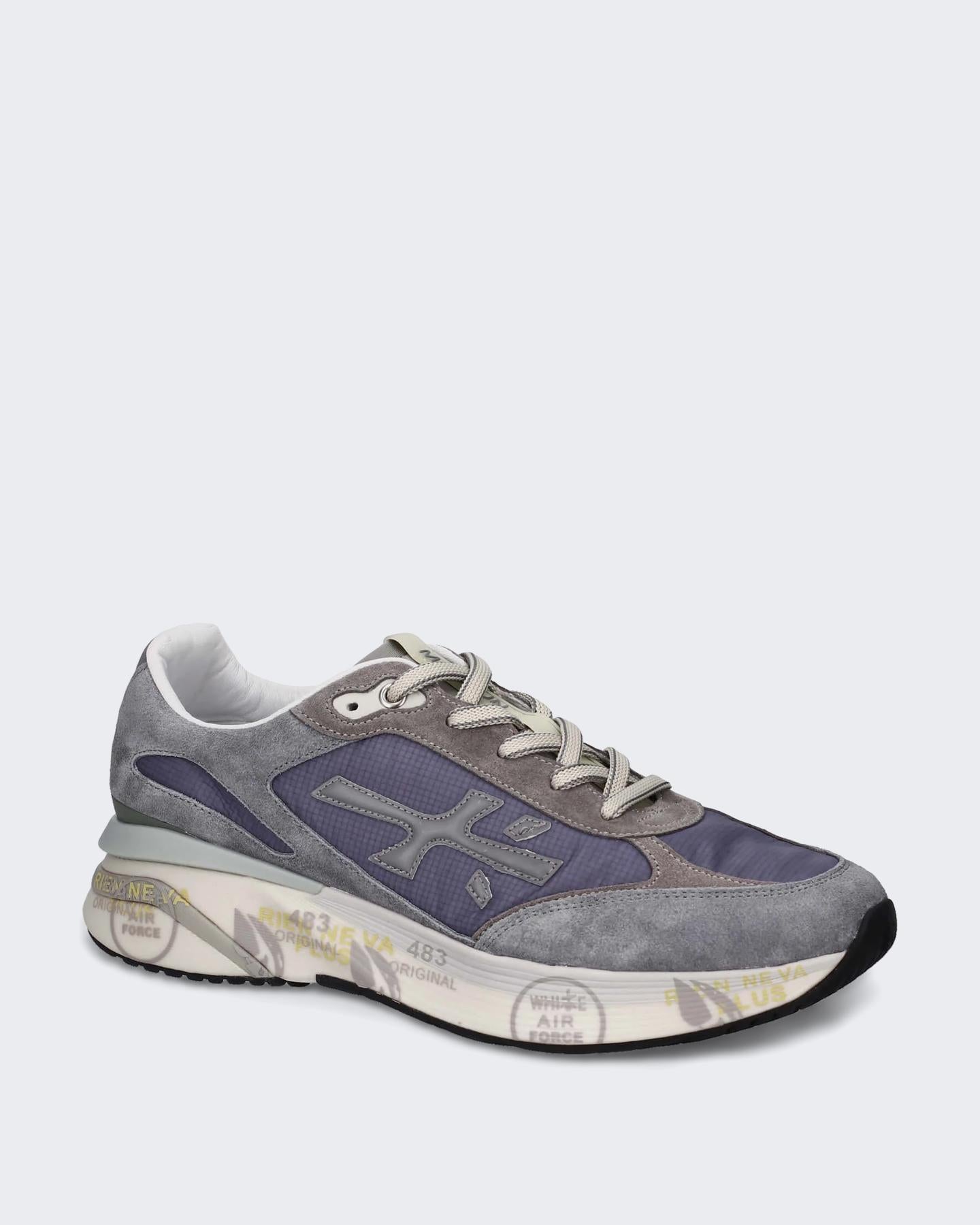 Premiata Heren Moerun Sneaker Blauw