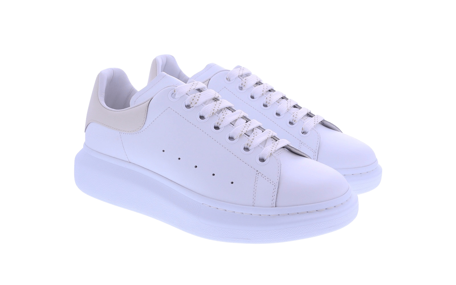 Heren Oversized Sneaker wit/beige