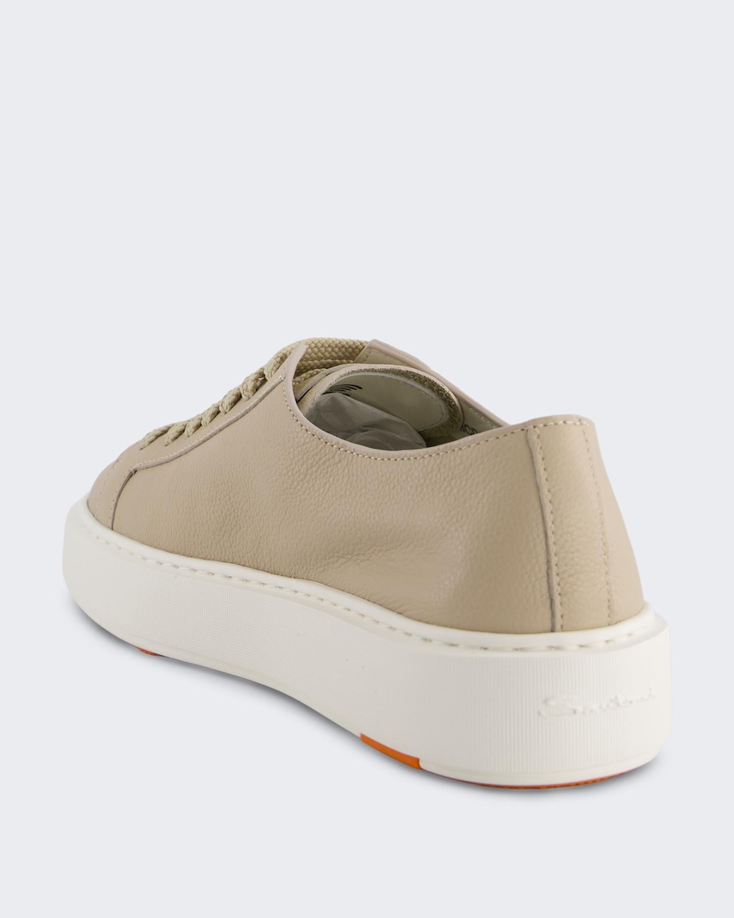 Santoni Dames Clean Sneaker Wit