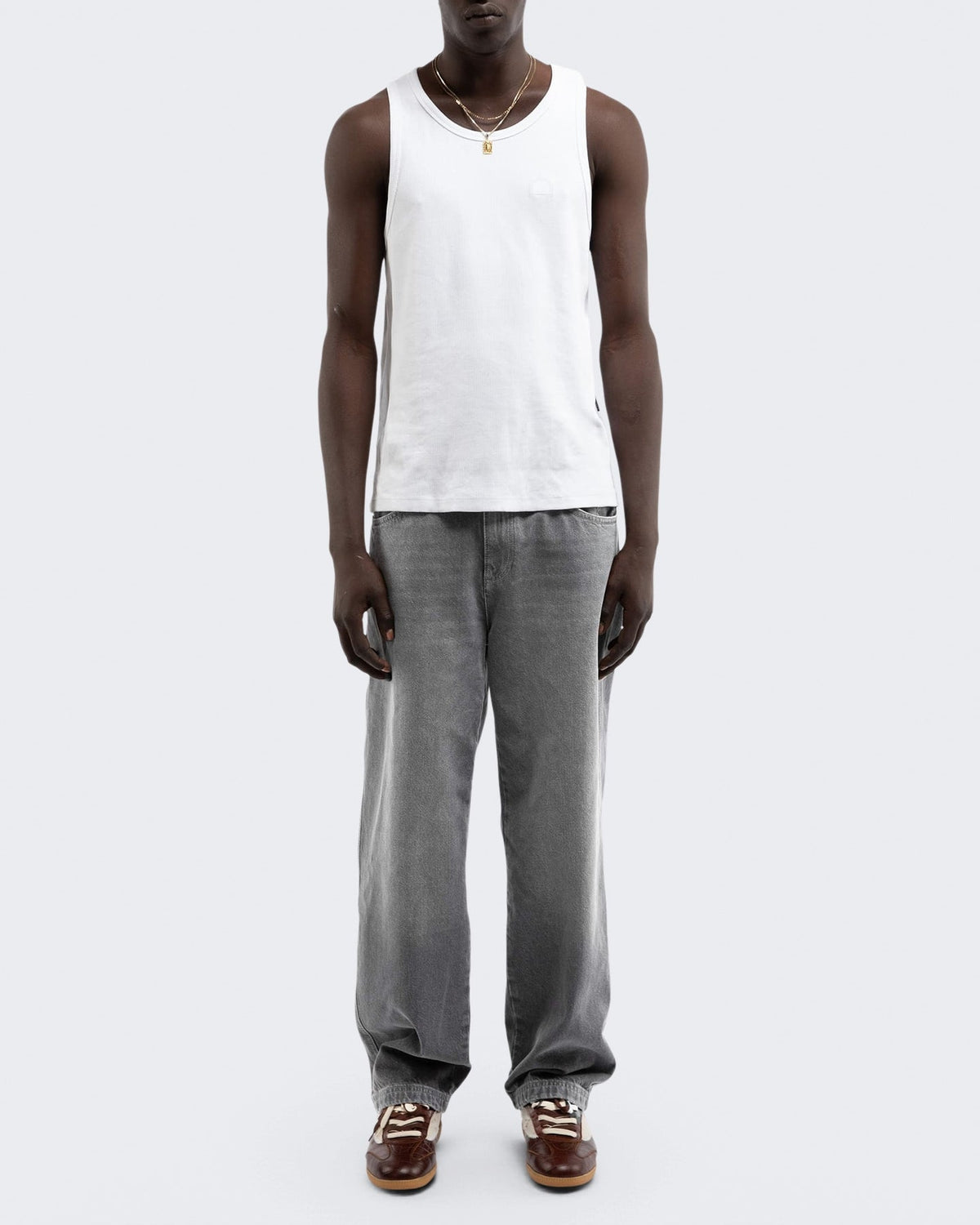 Reternity Heren Essential Straight Fit Denim Washed Grey - Eleganza.nl