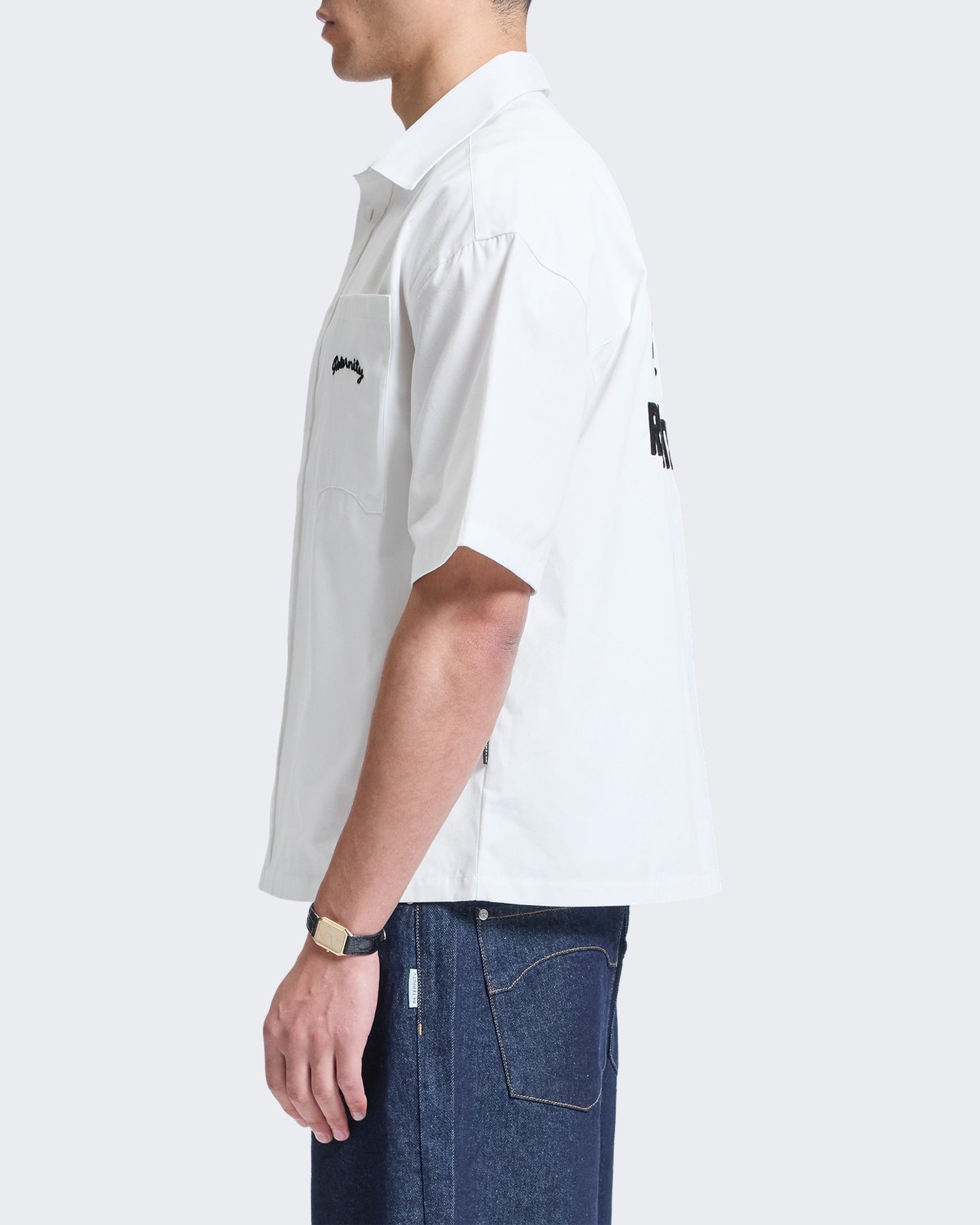 Reternity Heren Shirt met print Wit - Eleganza.nl