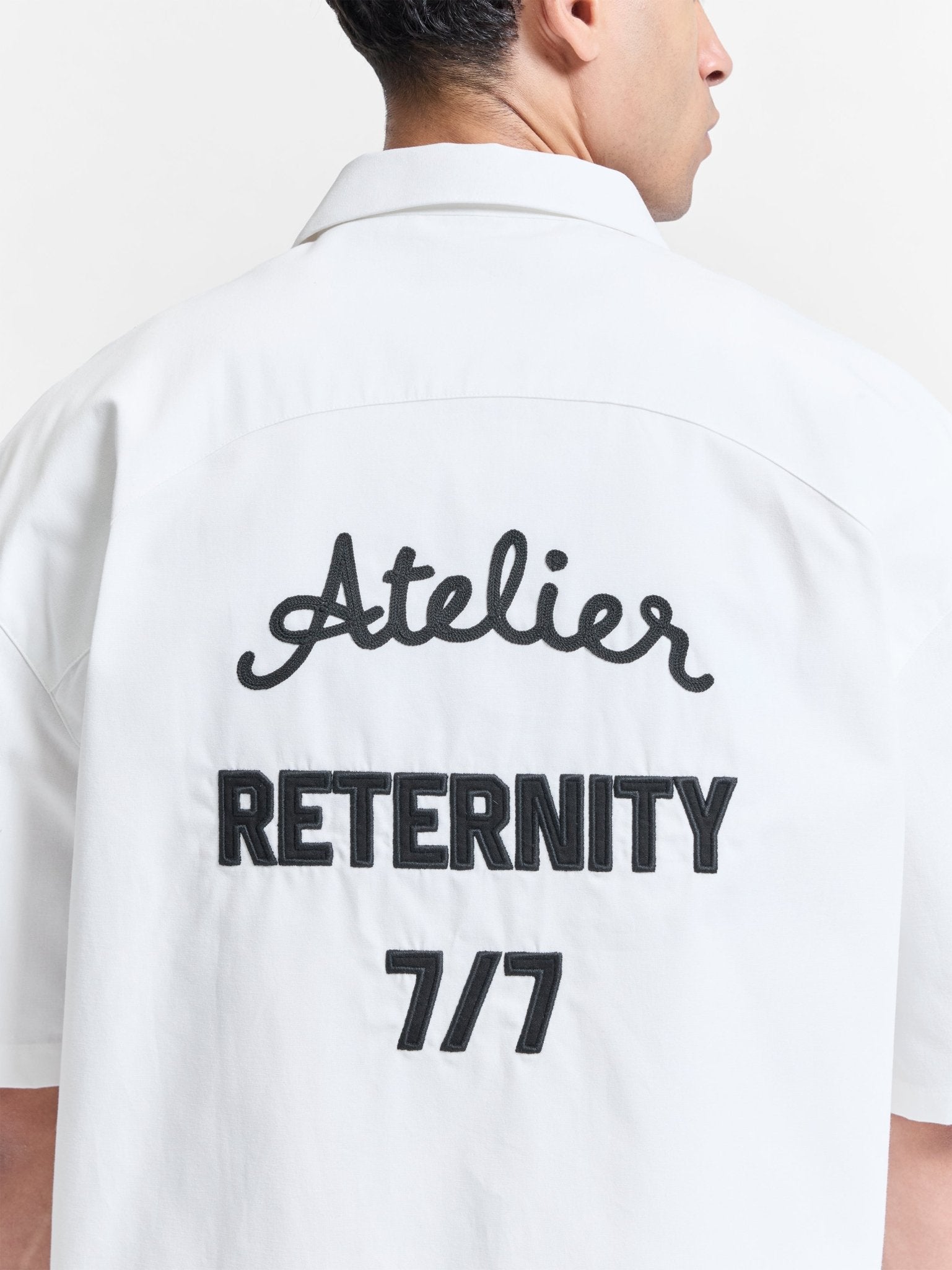 Reternity Heren Shirt met print Wit - Eleganza.nl
