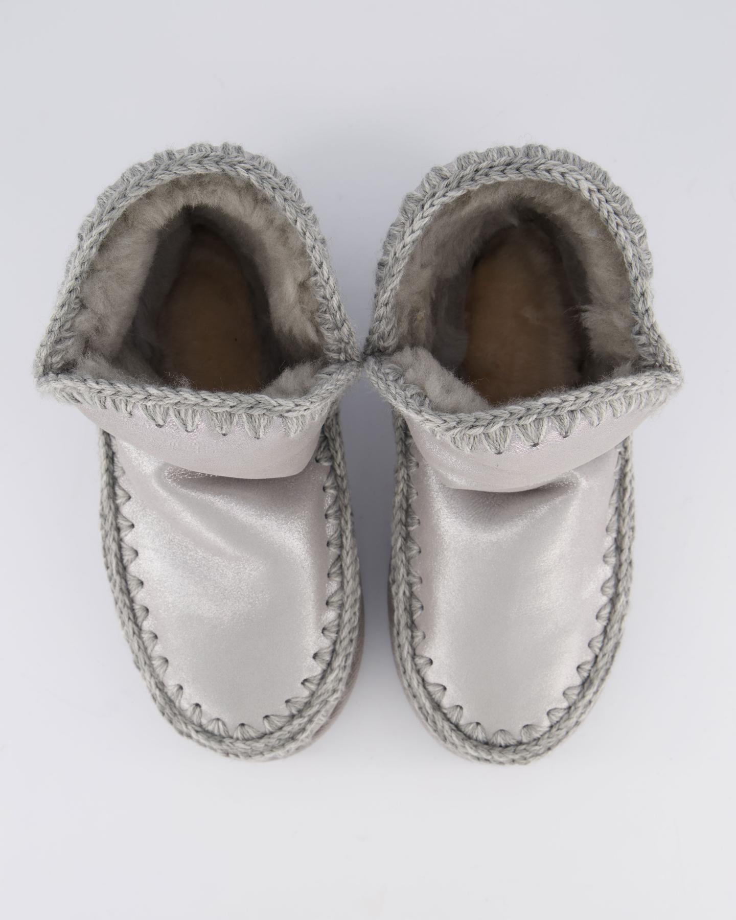 Dames Eskimo 18 Microglitter Silver
