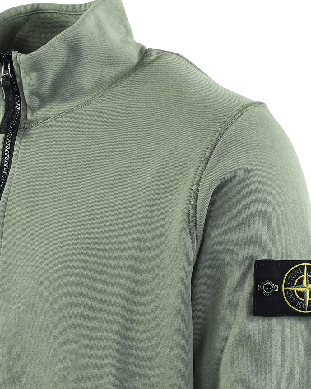 Heren Half Zip Sweater Groen