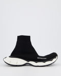 Damen 3Xl Sock Knit Schwarz — huidige kleur