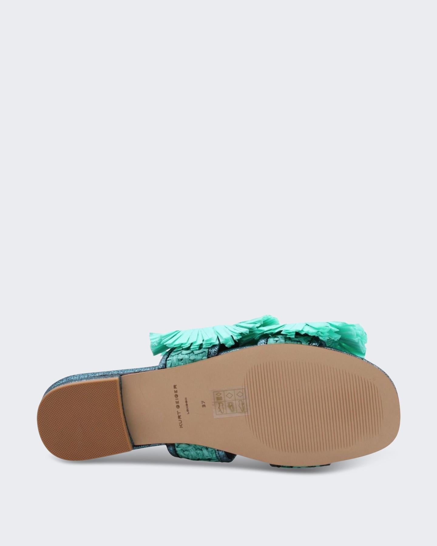 Kurt Geiger Dames Raffia Buckle
