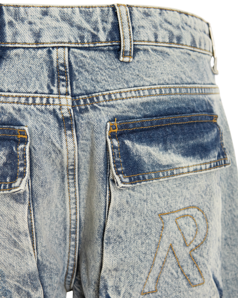 Heren R3Ca Cargo Denim