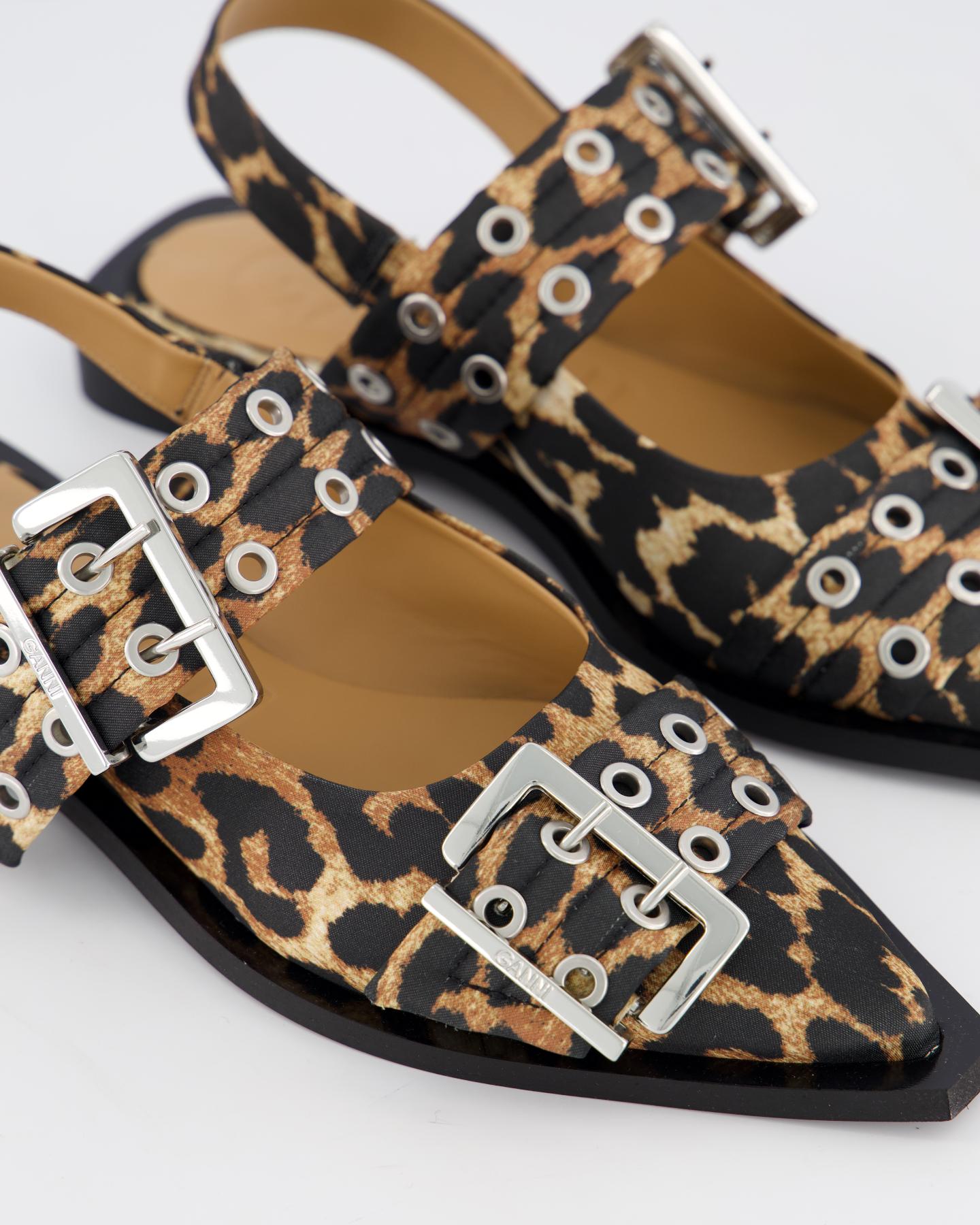 Dames Chunky Buckle Ballerina