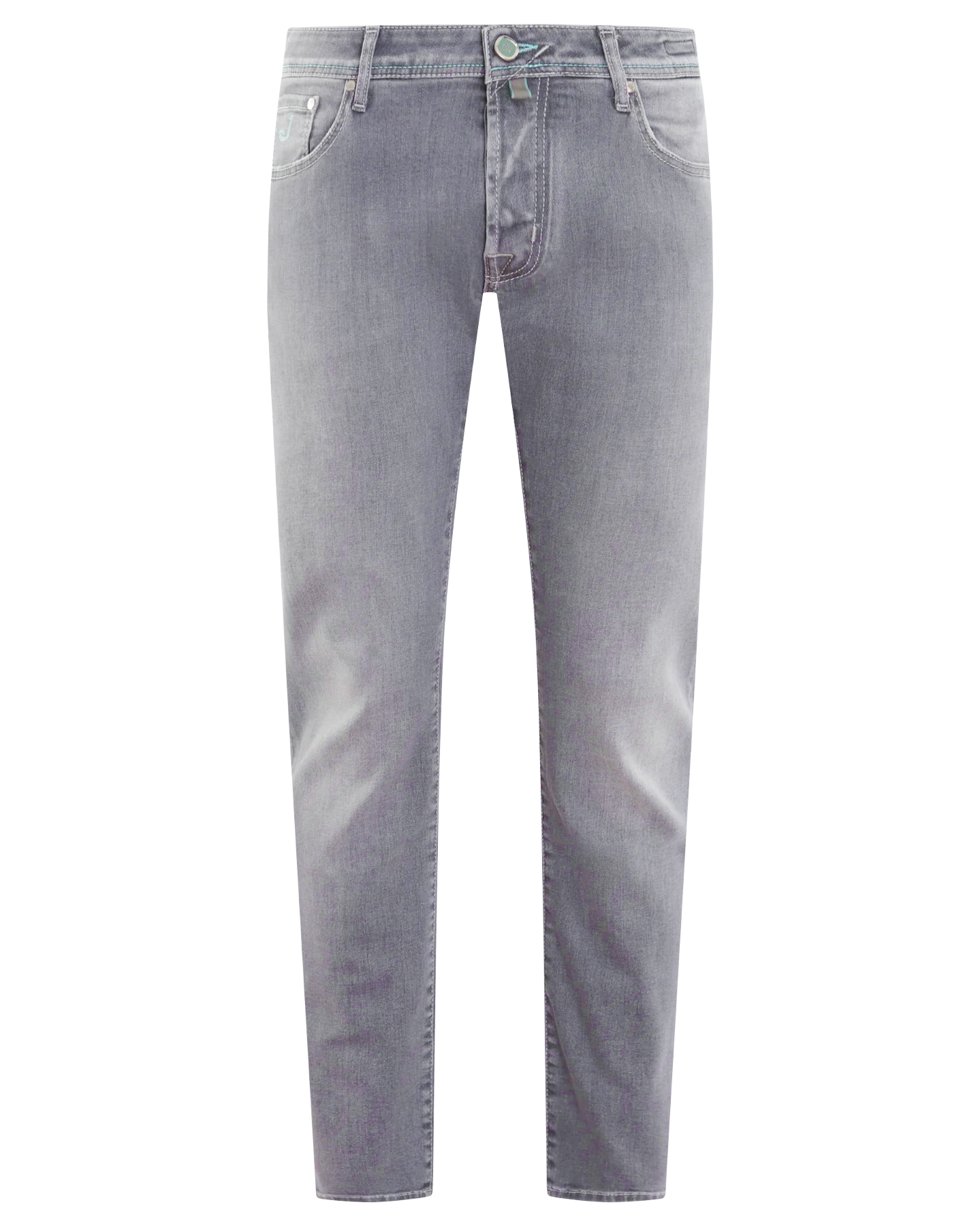 Heren Slim Fit Nick Licht Grijs