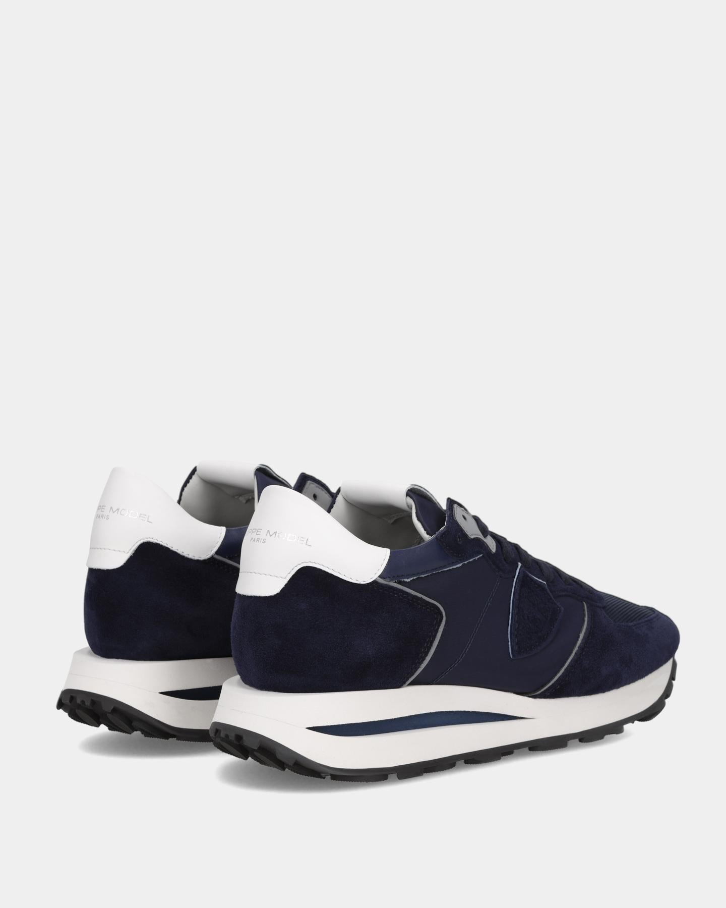 Heren Tropez Haute Sneaker Blauw
